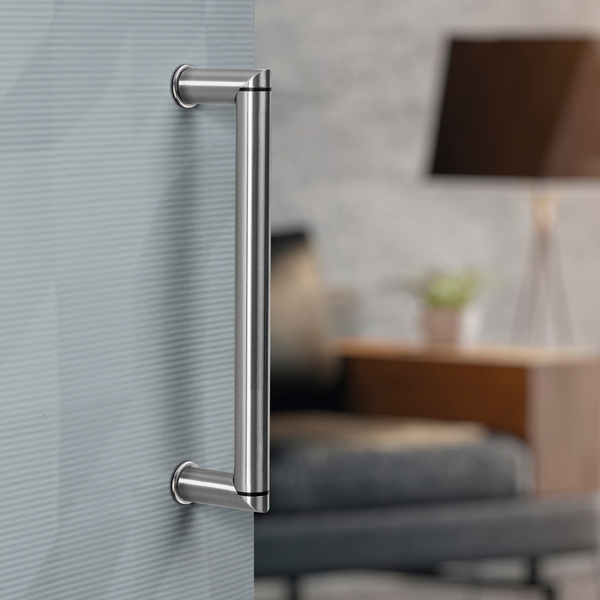 Pull handles for glass doors