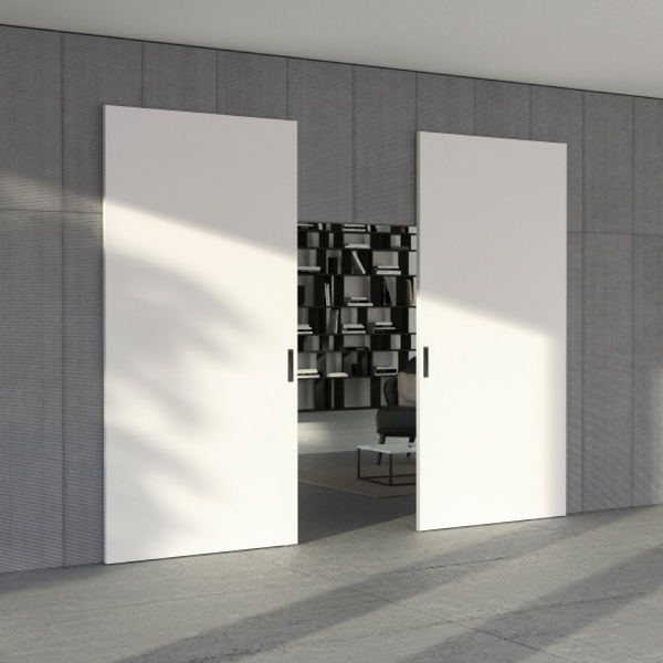 Hidden sliding door systems