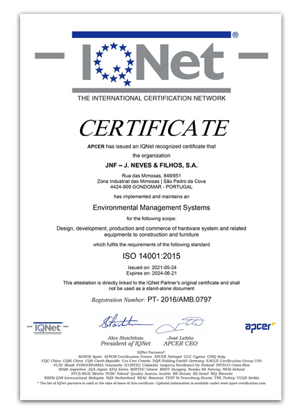 Certificado apcer