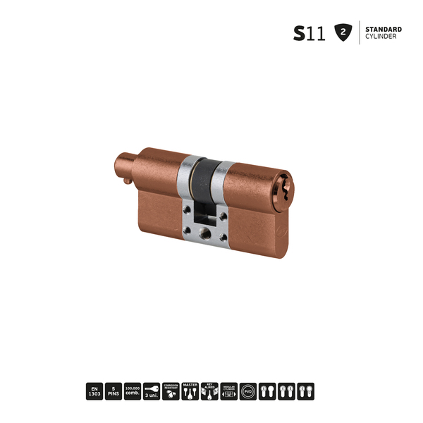 S11 - Standard Modular Cylinder - Titanium Copper