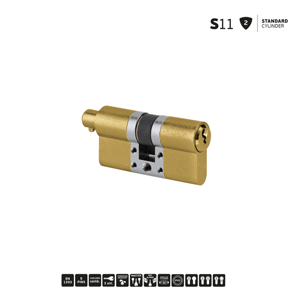 S11 - Standard Modular Cylinder - Titanium Gold