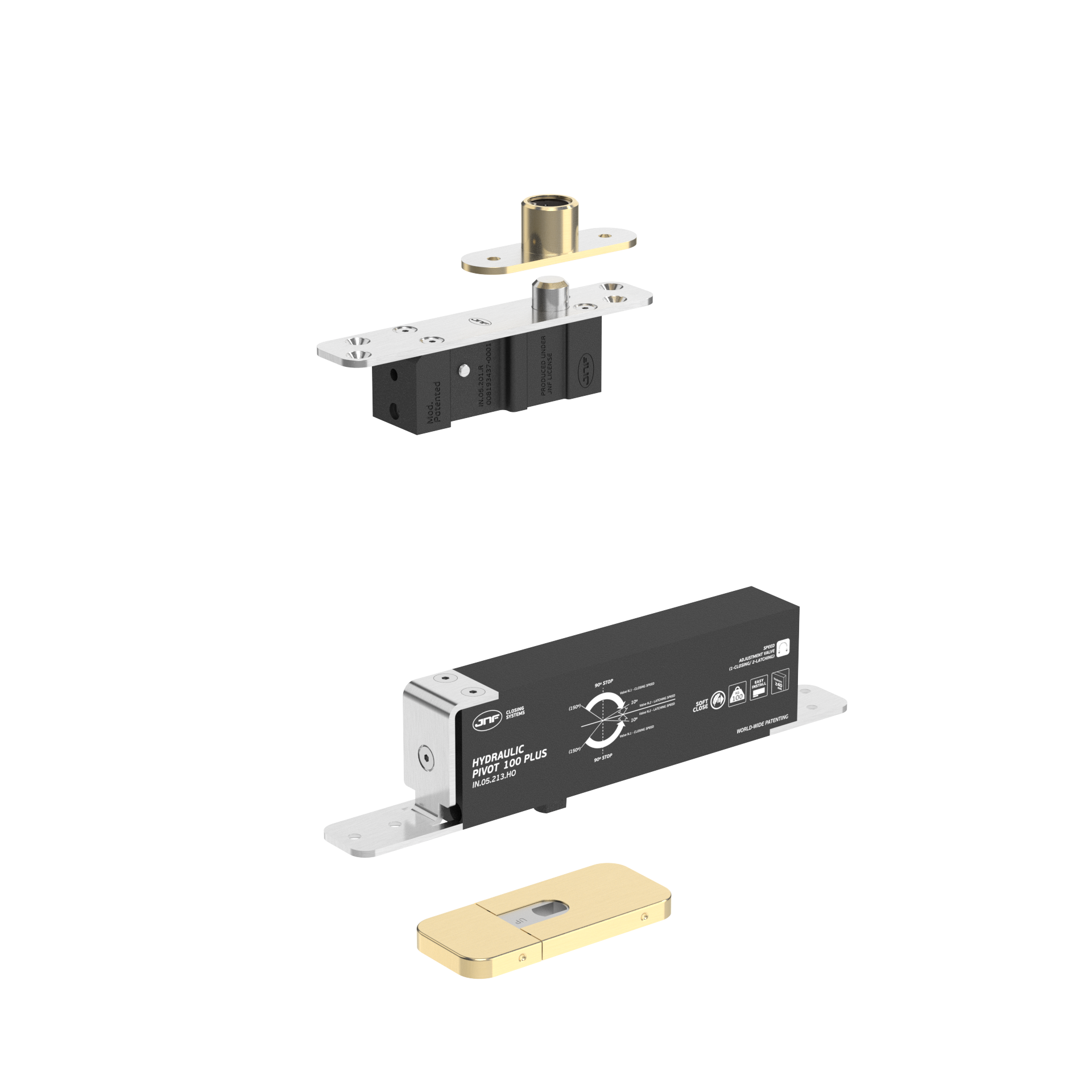 Pivot hidráulico IN.05.213.HO.TG PVD Titanium Gold