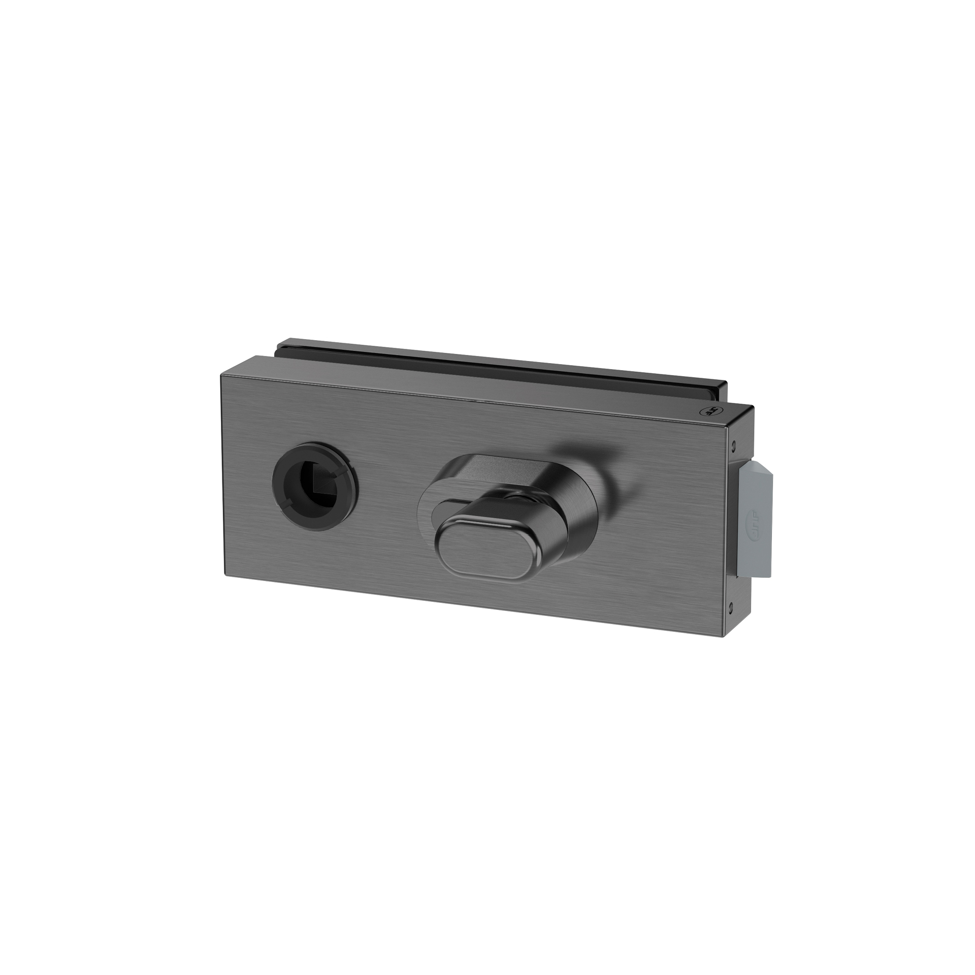 Fechadura para vidro IN.20.361.TB PVD Titanium Black