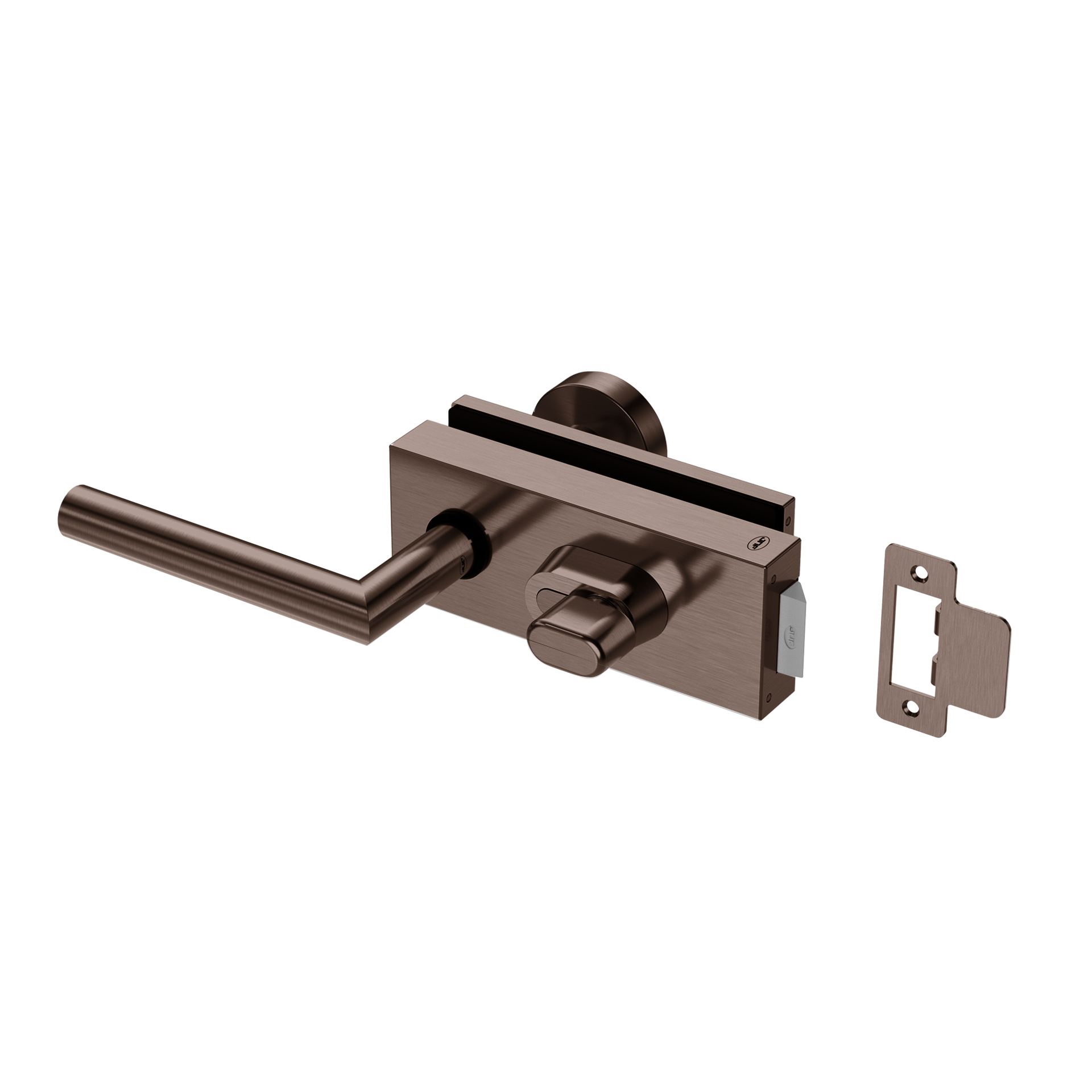 Fechadura para vidro IN.20.367.KF.TCH PVD Titanium Chocolate