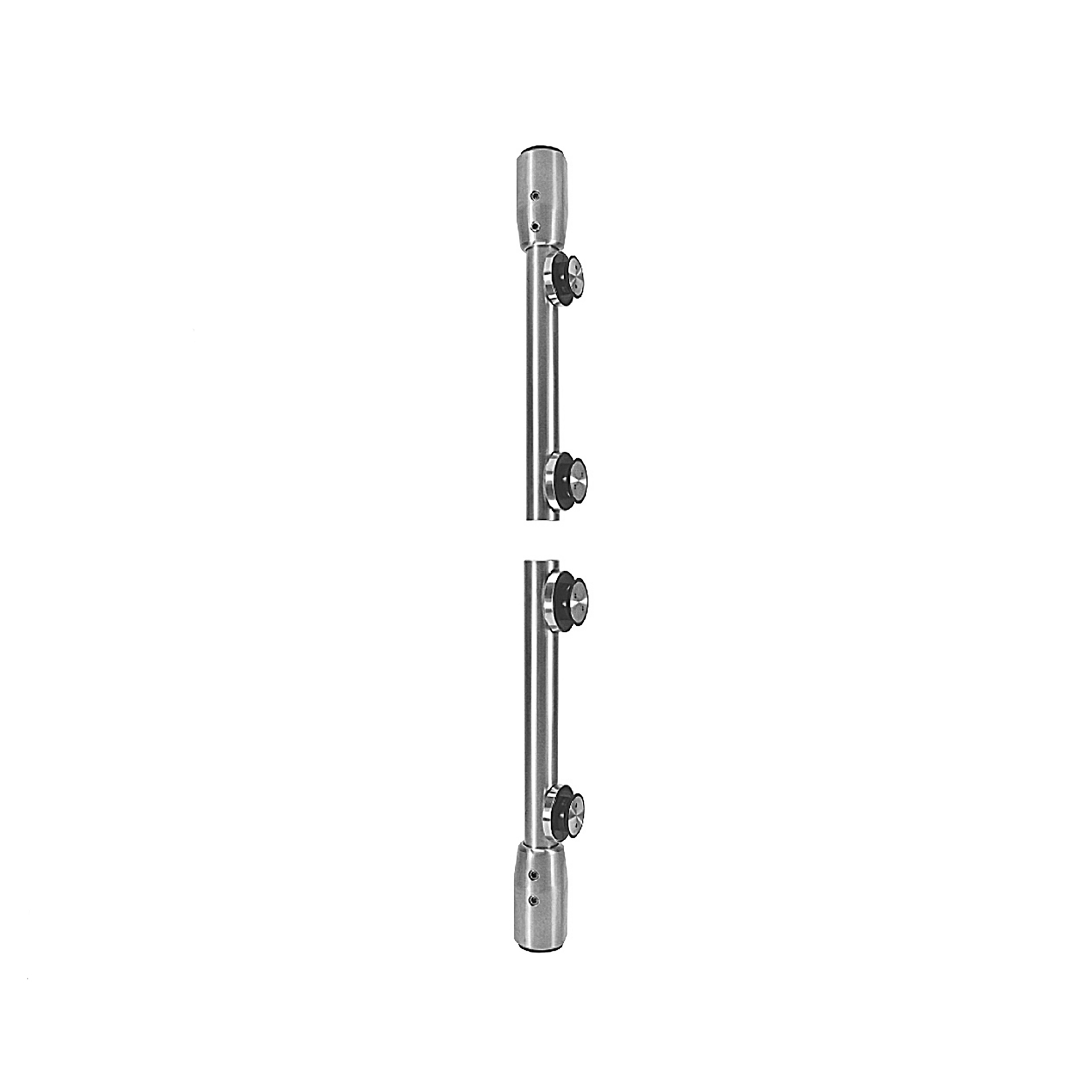 Sistema pivotante para vidro IN.81.210 Satinado