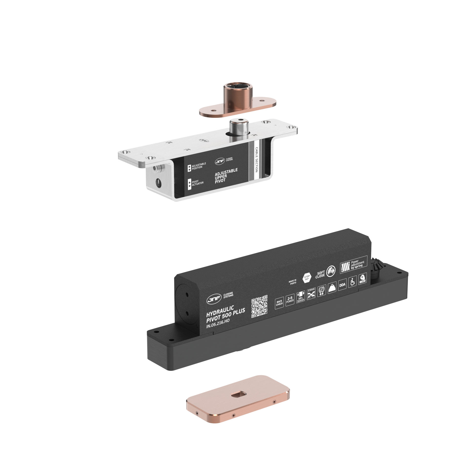 Pivot hidráulico IN.05.216.HO.TCO PVD Titanium Copper