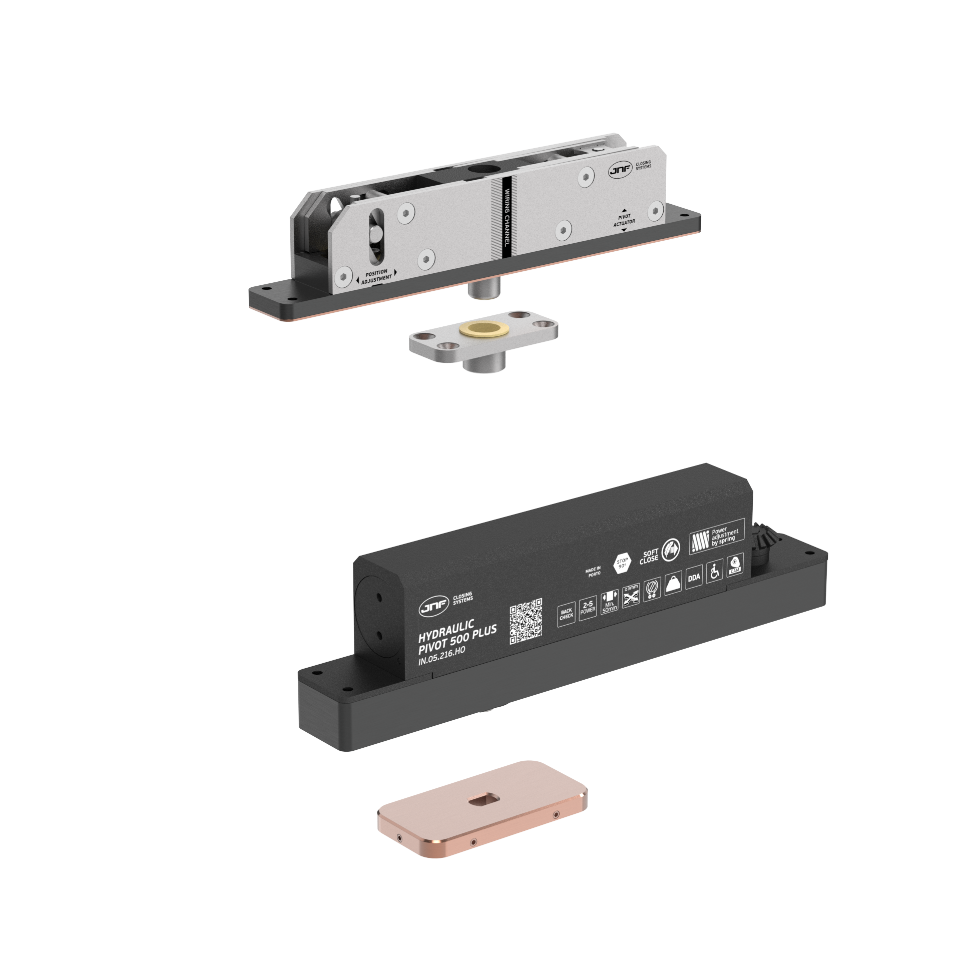 Pivot hidráulico IN.05.216.HO.BH2.UP3.TCO PVD Titanium Copper