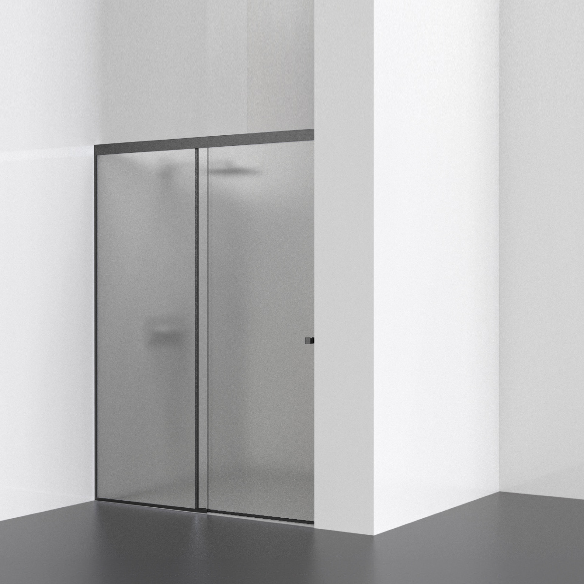 Cabine de chuveiro IN.15.364.B Preto RAL 9005