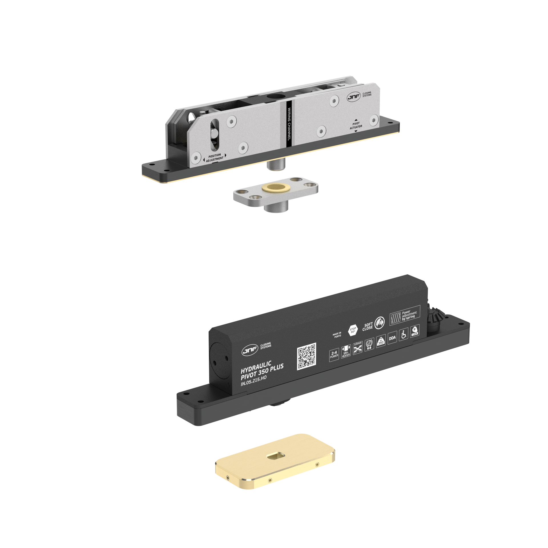 Pivot hidráulico IN.05.215.HO.BH2.UP3.TG PVD Titanium Gold