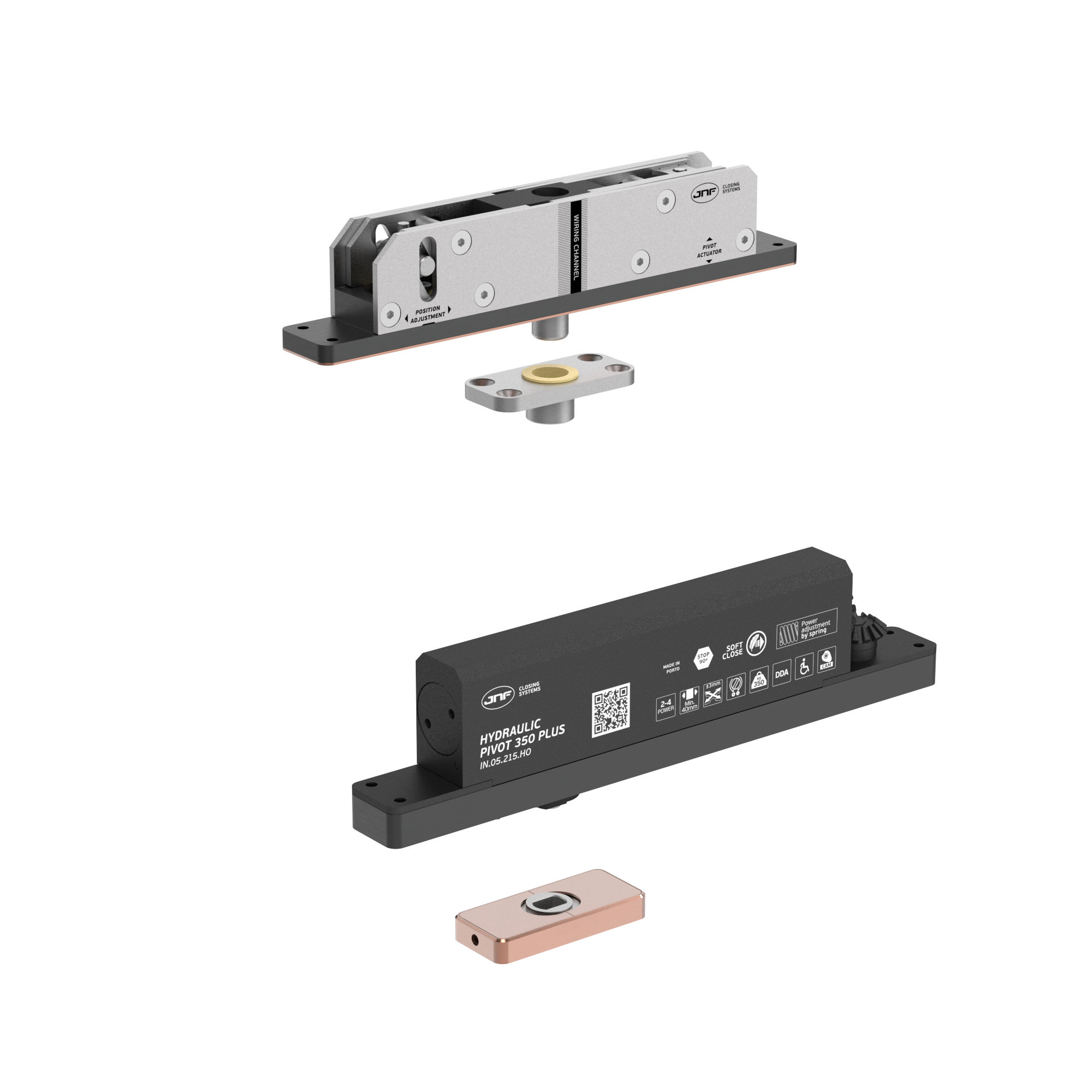 Pivot hidráulico IN.05.215.HO.BH4.UP3.TCO PVD Titanium Copper