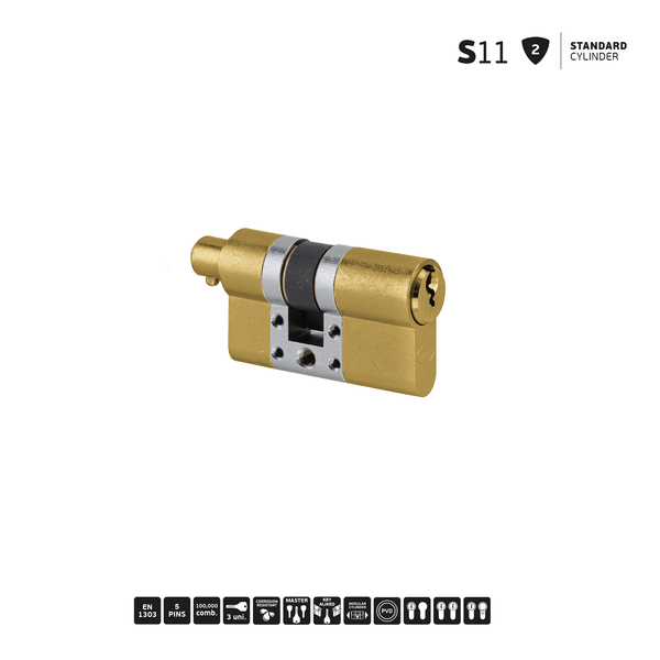 S11 - Standard Modular Cylinder - Titanium Gold