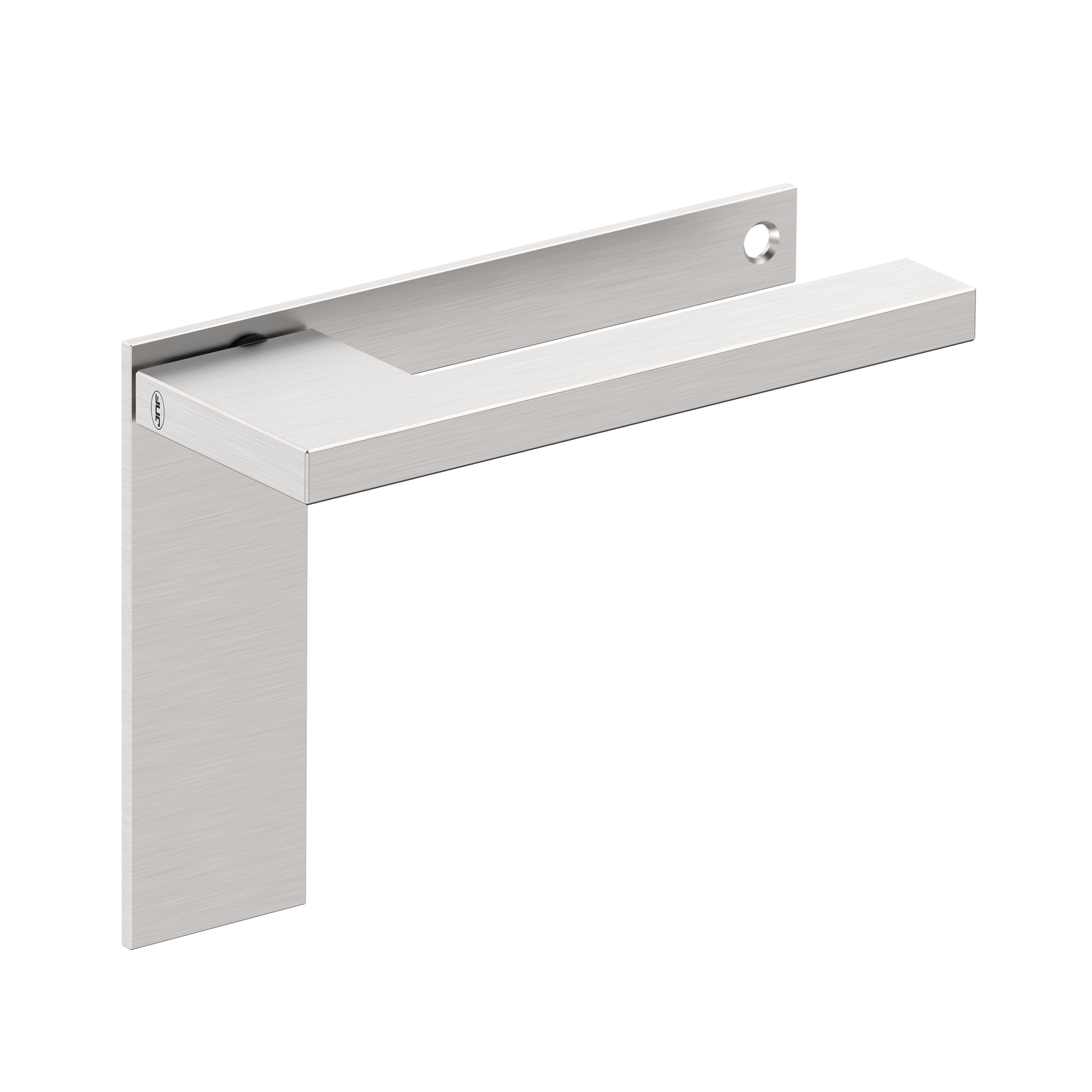 Lever handle with plate