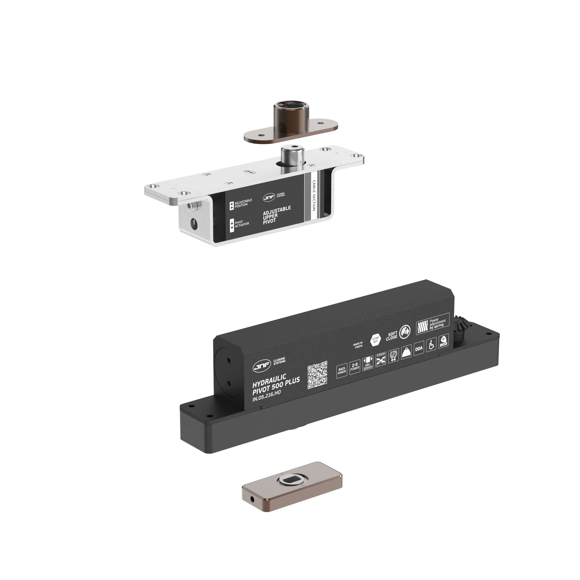 Pivot hidráulico IN.05.216.HO.BH4.UP2.TCH PVD Titanium Chocolate