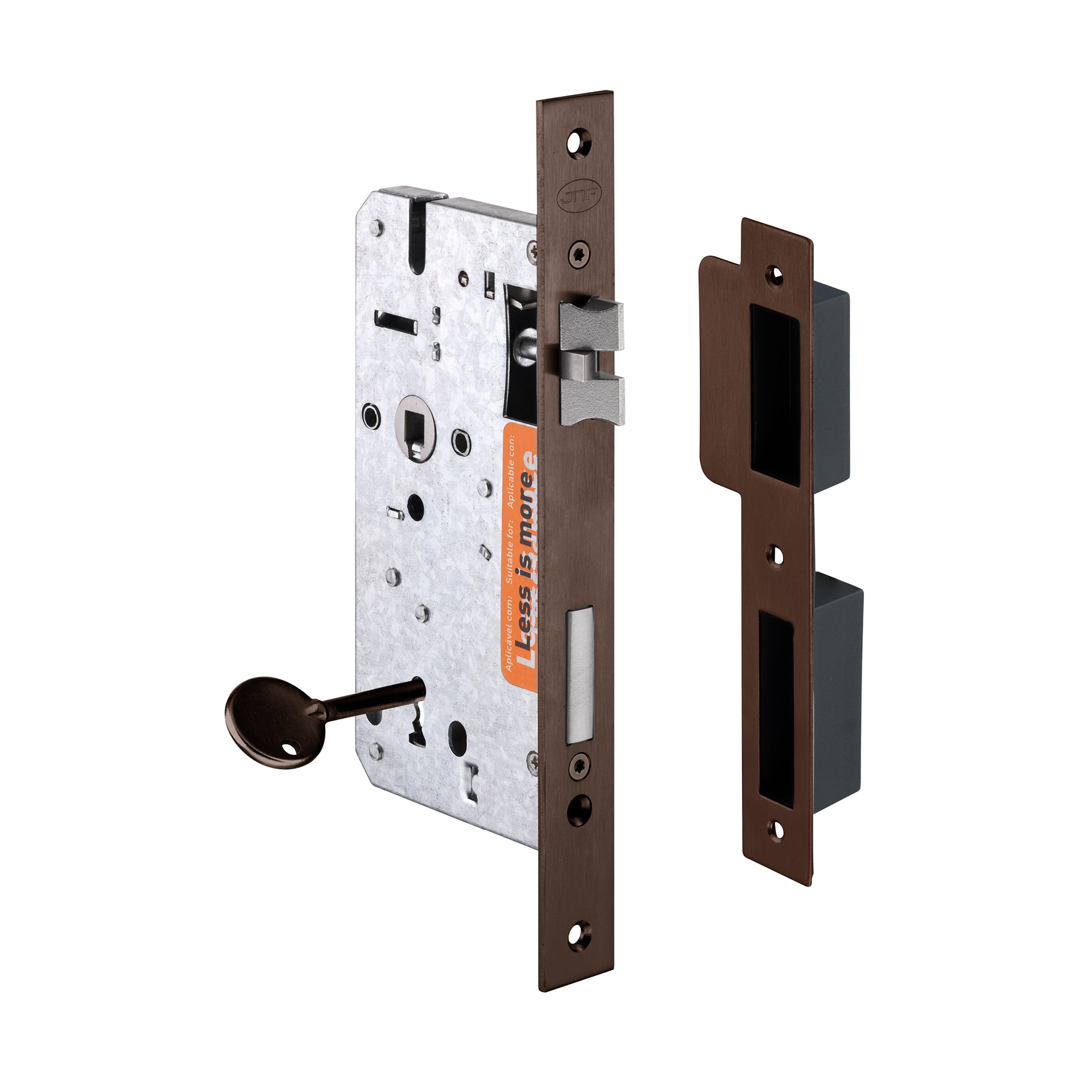 Fechadura de embutir IN.20.898.TCH PVD Titanium Chocolate