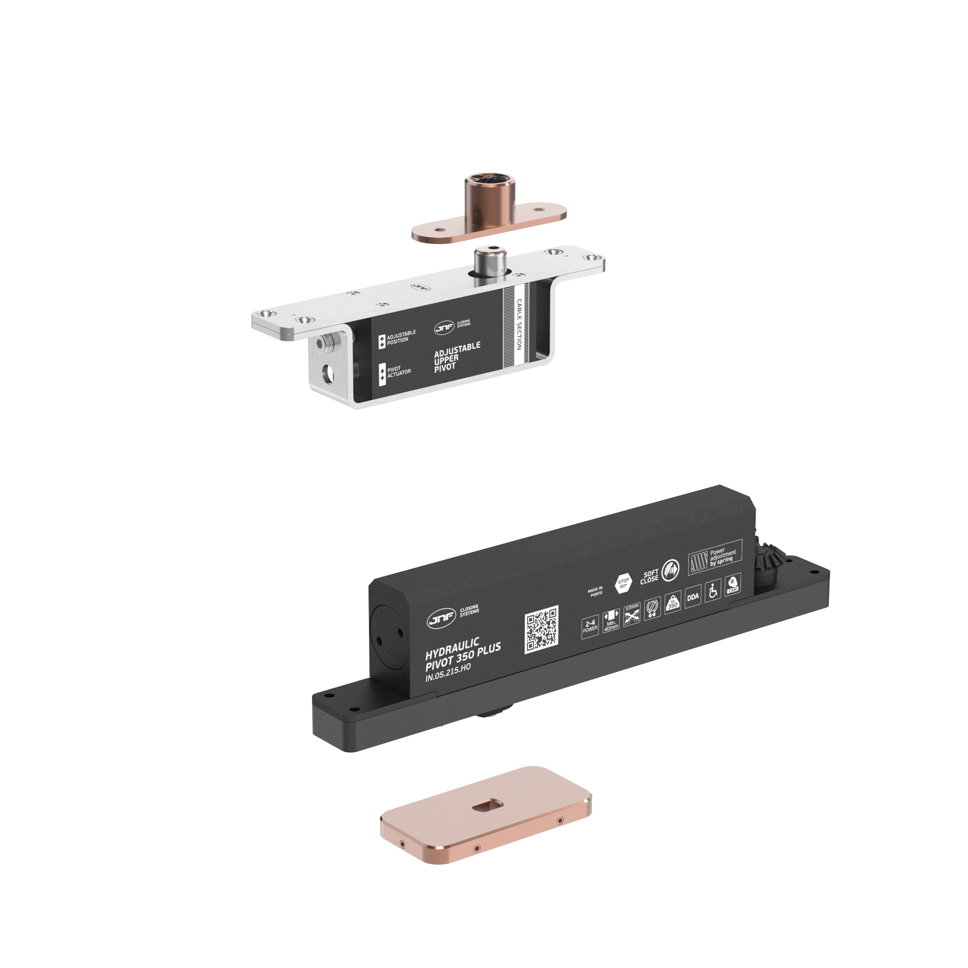 Pivot hidráulico IN.05.215.HO.BH2.UP1.TCO PVD Titanium Copper