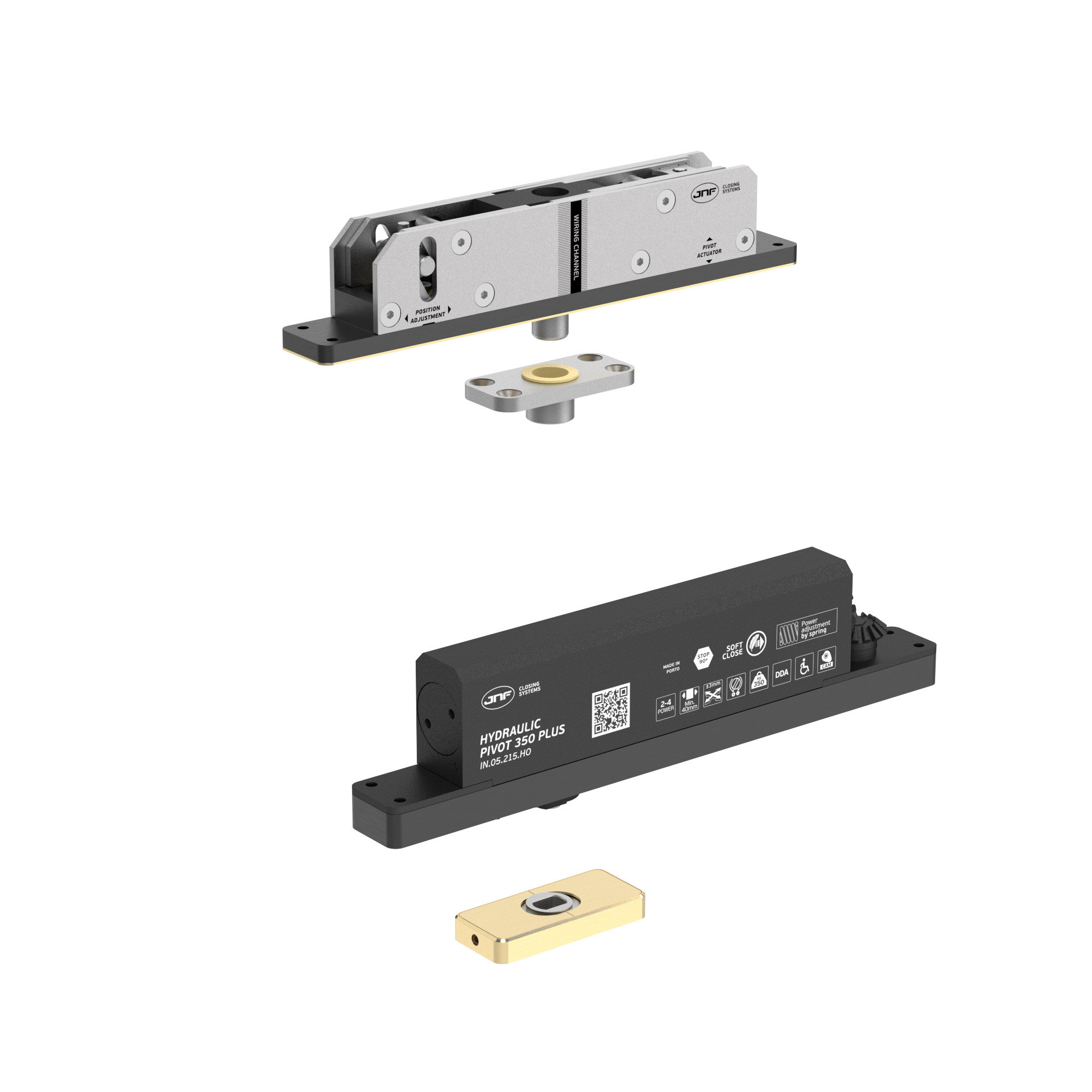 Pivot hidráulico IN.05.215.HO.BH4.UP3.TG PVD Titanium Gold