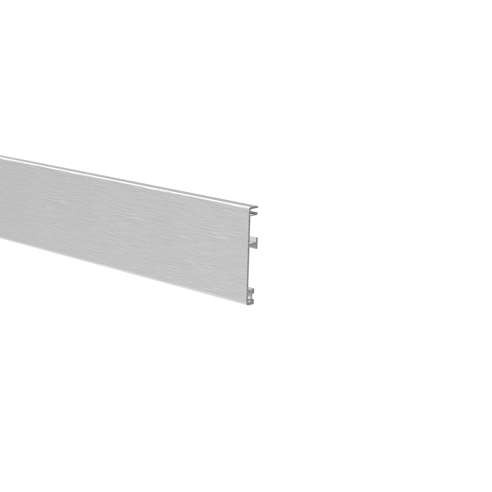 Cobertura para calha superior IN.15.071.A Anodizado satinado