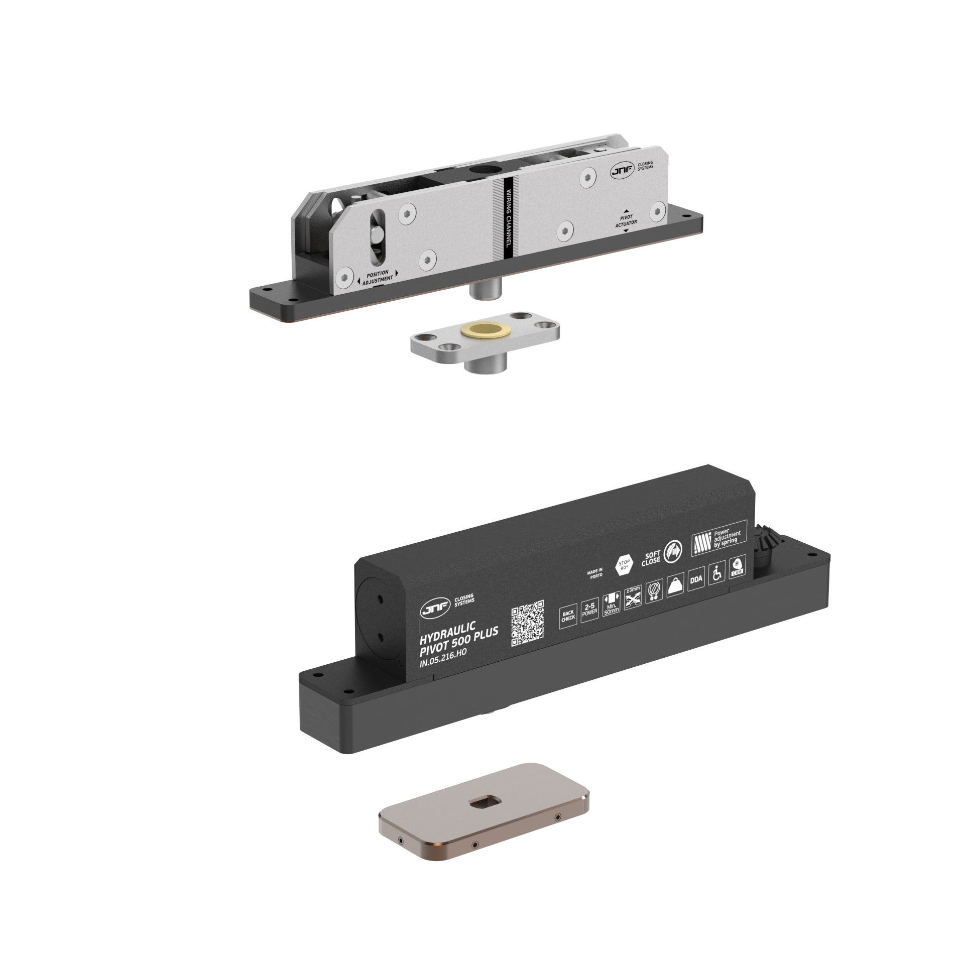 Pivot hidráulico IN.05.216.HO.BH2.UP3.TCH PVD Titanium Chocolate