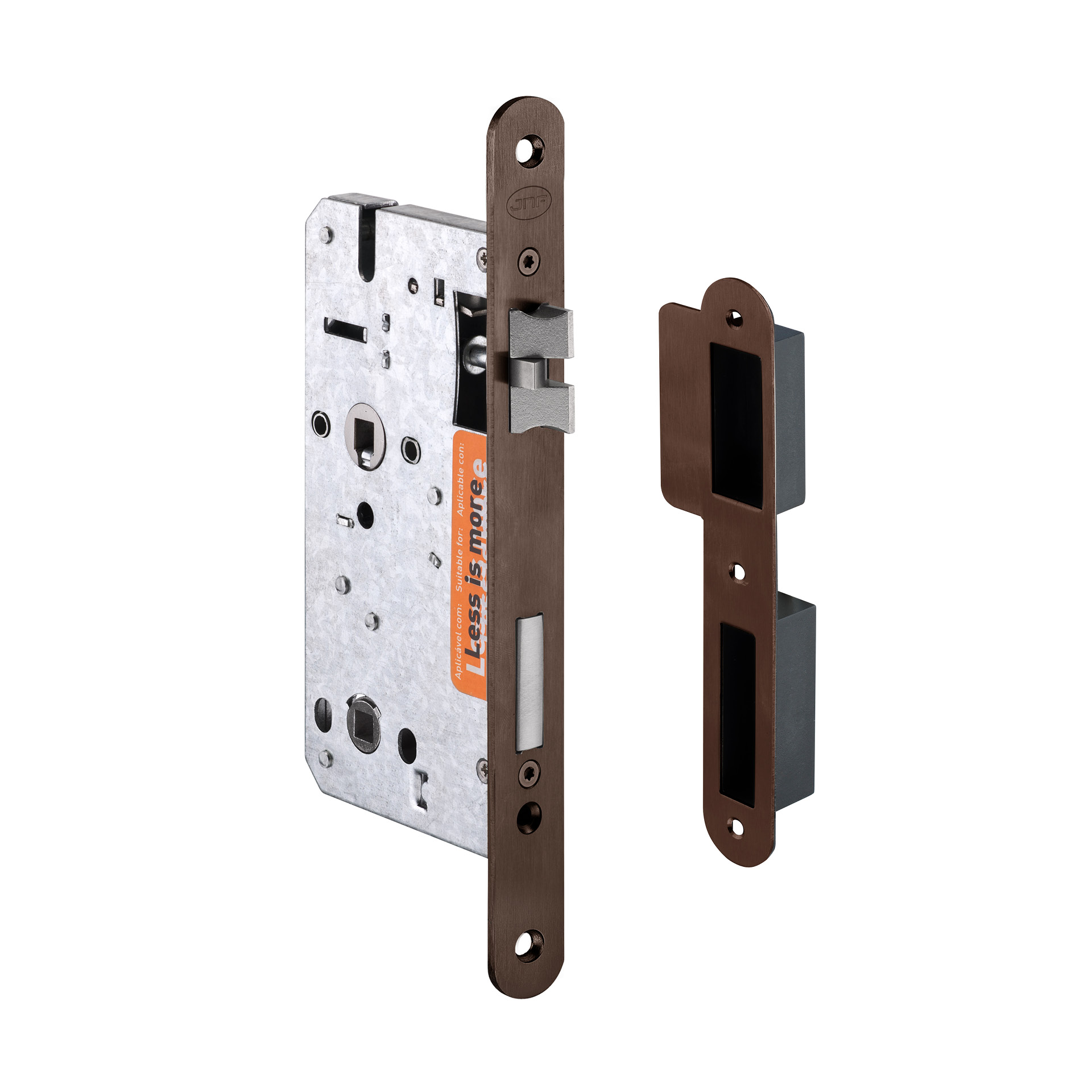 Fechadura de embutir IN.20.896.R.TCH PVD Titanium Chocolate