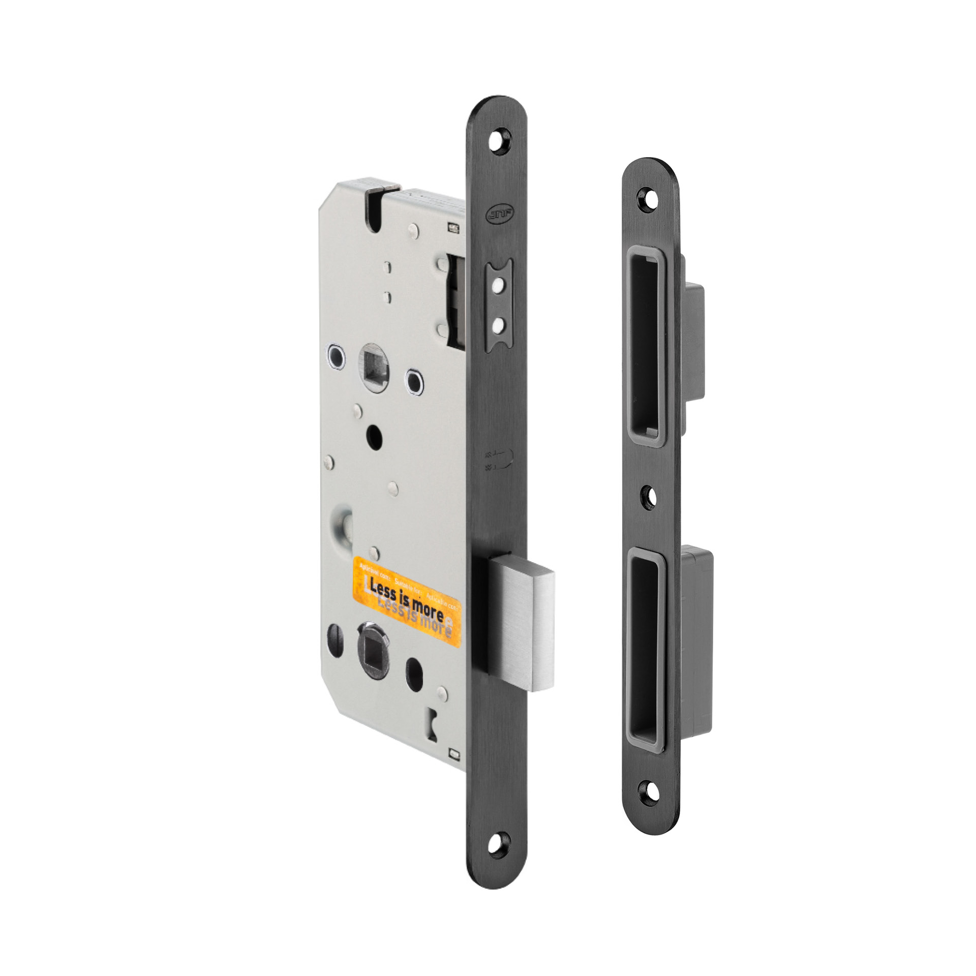 Fechadura de embutir IN.20.856.TB PVD Titanium Black