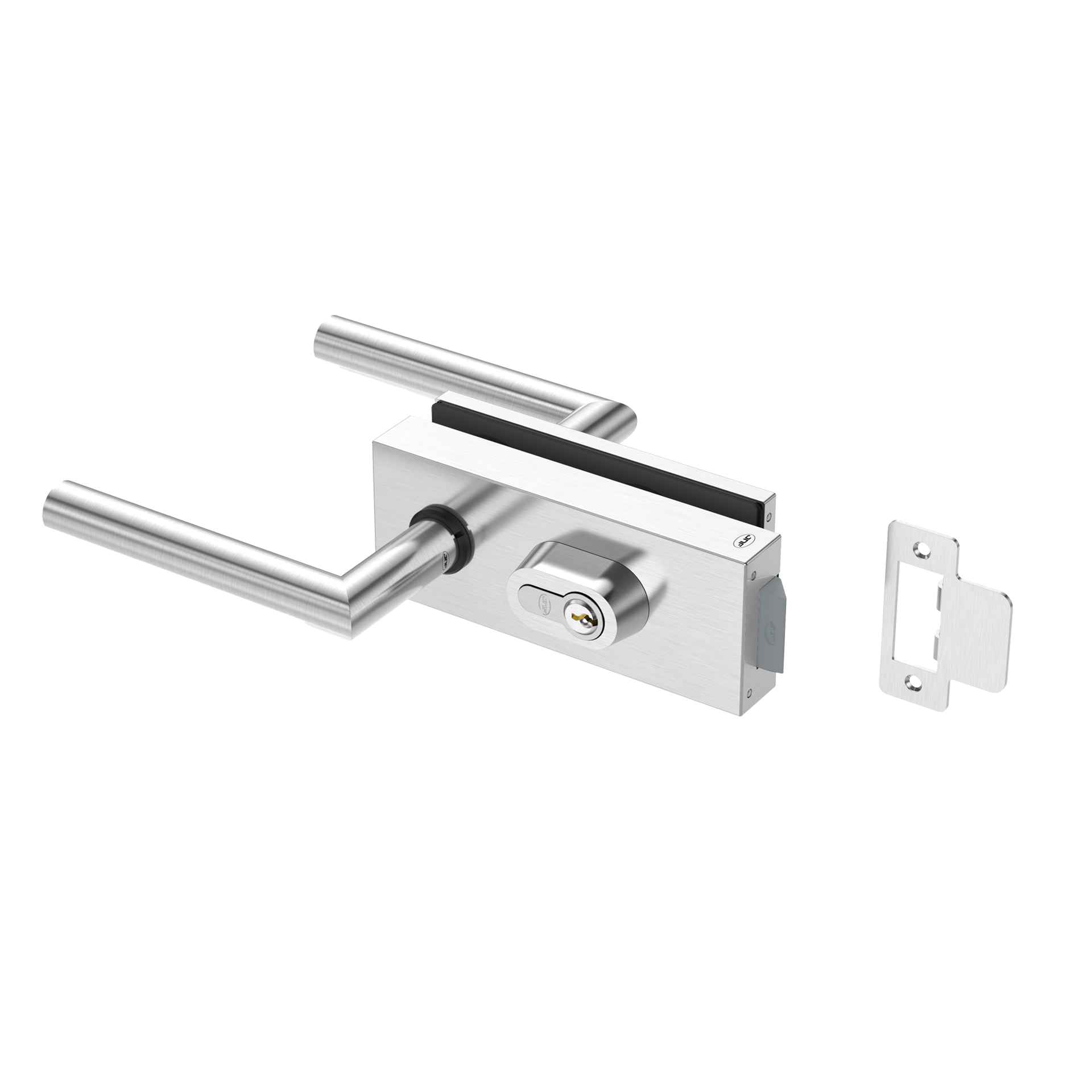 Fechadura para vidro IN.20.360.K Satinado