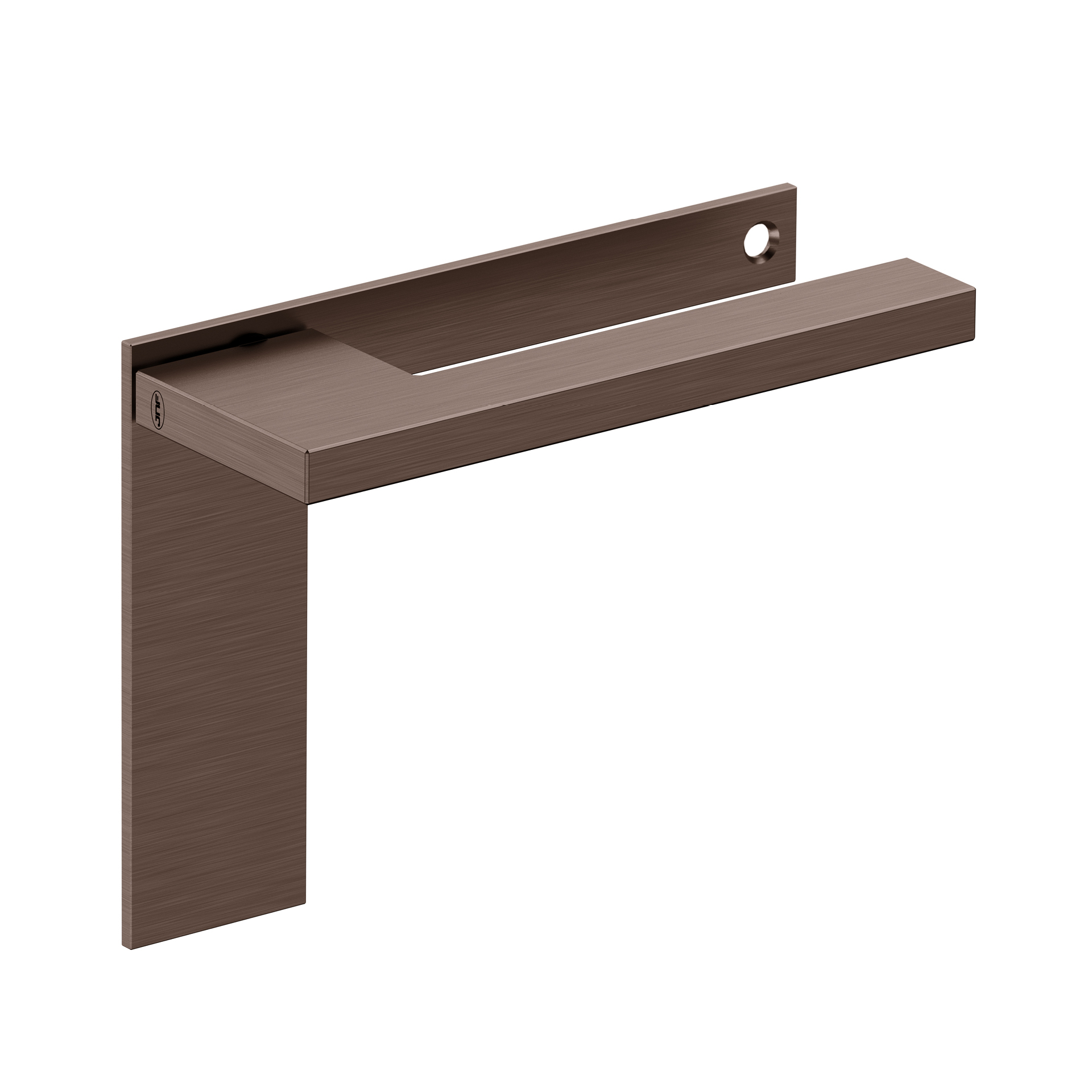 Lever handle with plate