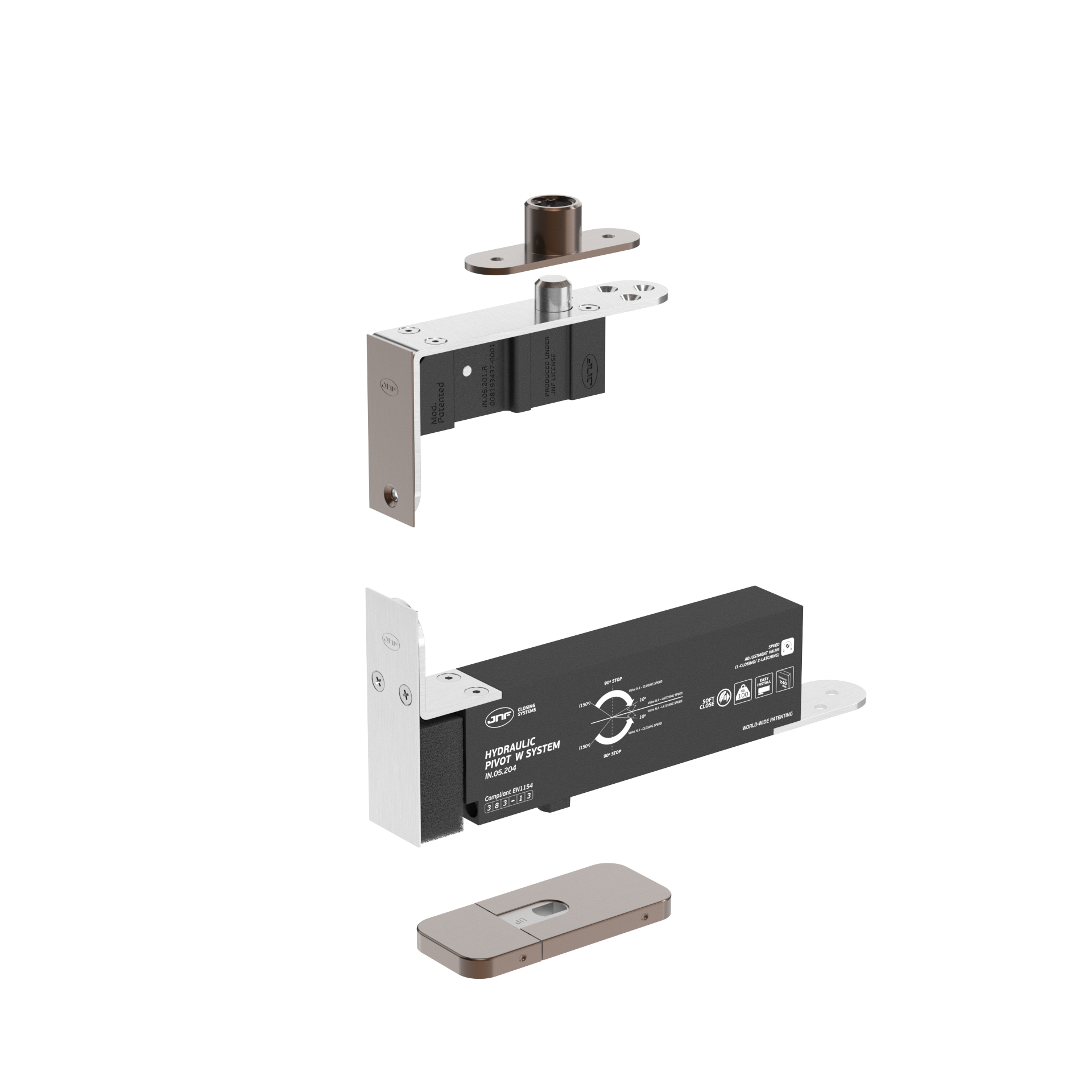 Pivot hidráulico IN.05.204.HO.TCH PVD Titanium Chocolate