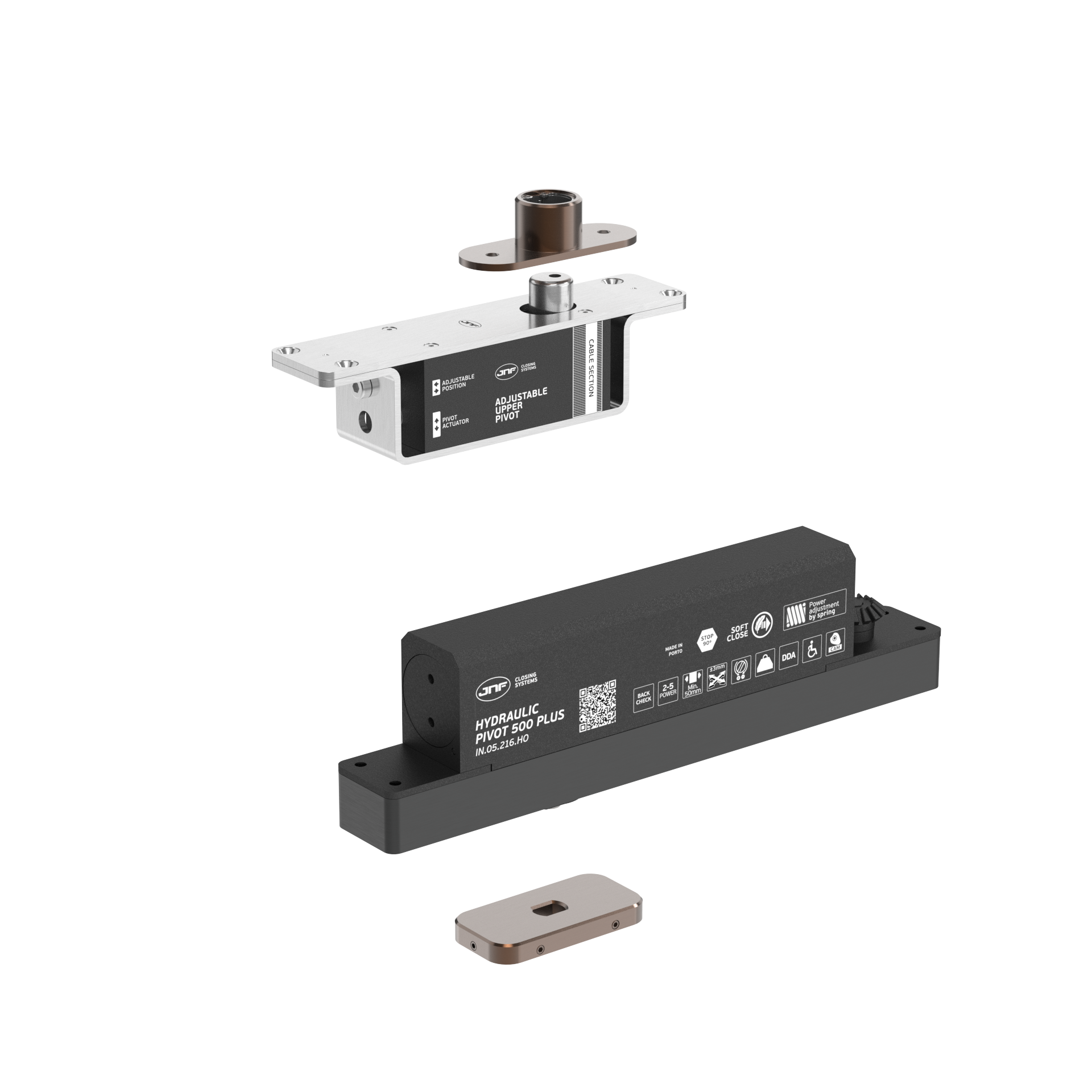 Pivot hidráulico IN.05.216.HO.BH1.UP2.TCH PVD Titanium Chocolate