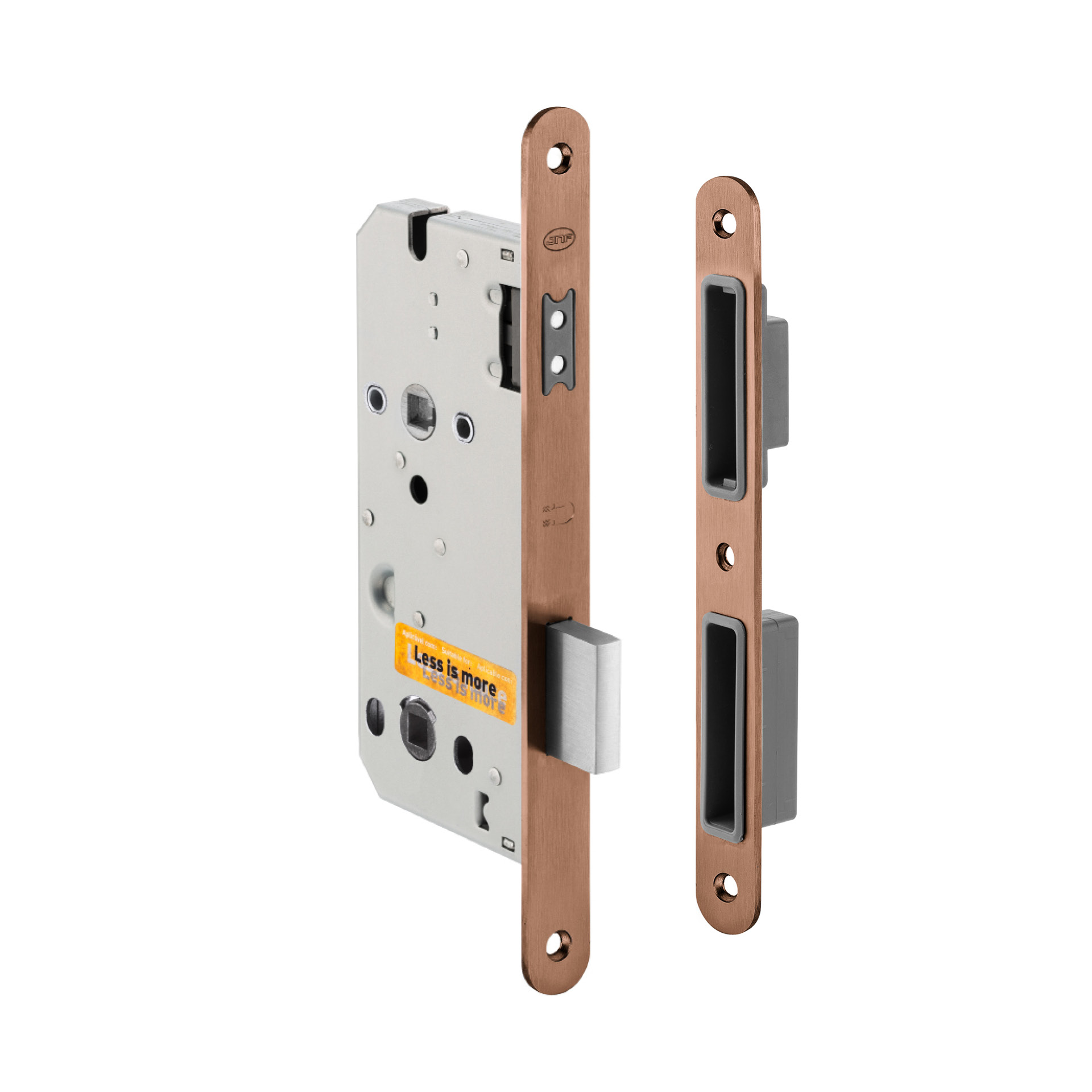 Fechadura de embutir IN.20.856.TCO PVD Titanium Copper