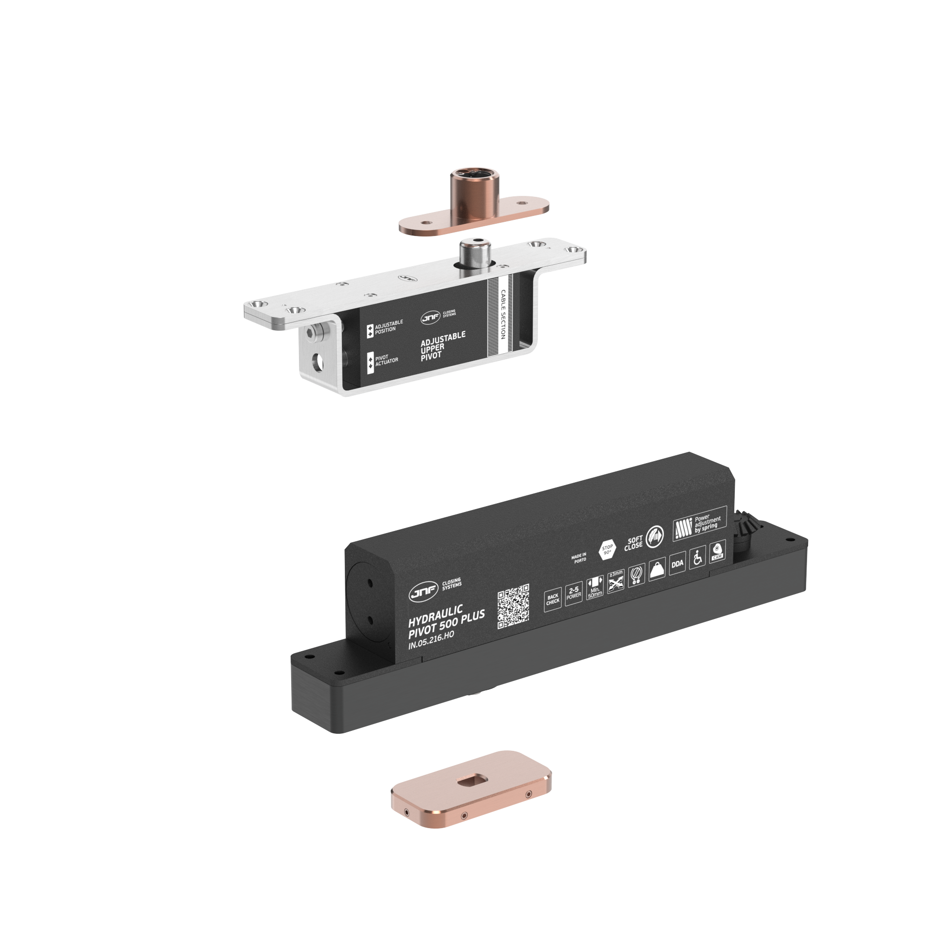 Pivot hidráulico IN.05.216.HO.BH1.UP1.TCO PVD Titanium Copper