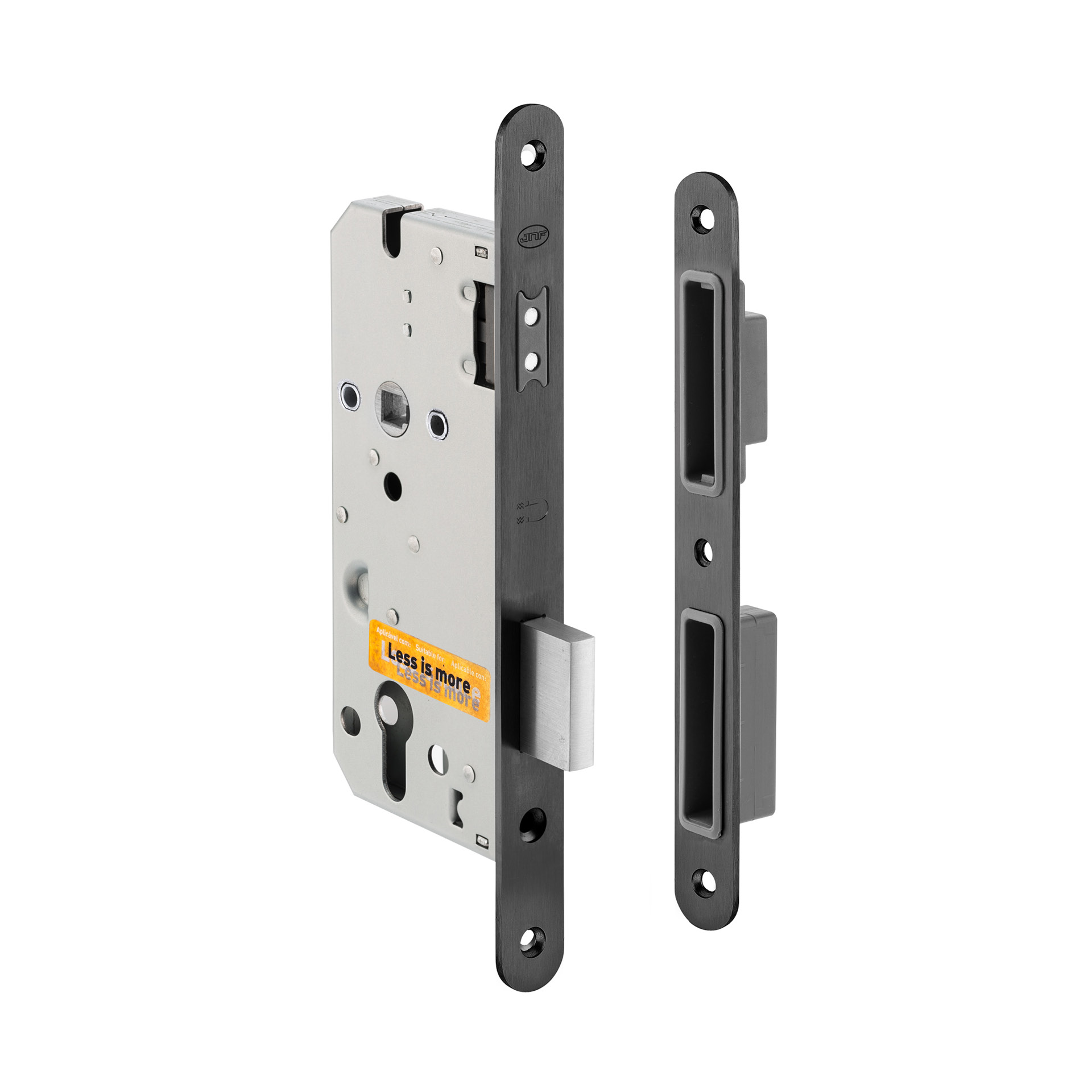 Fechadura de embutir IN.20.855.TB PVD Titanium Black