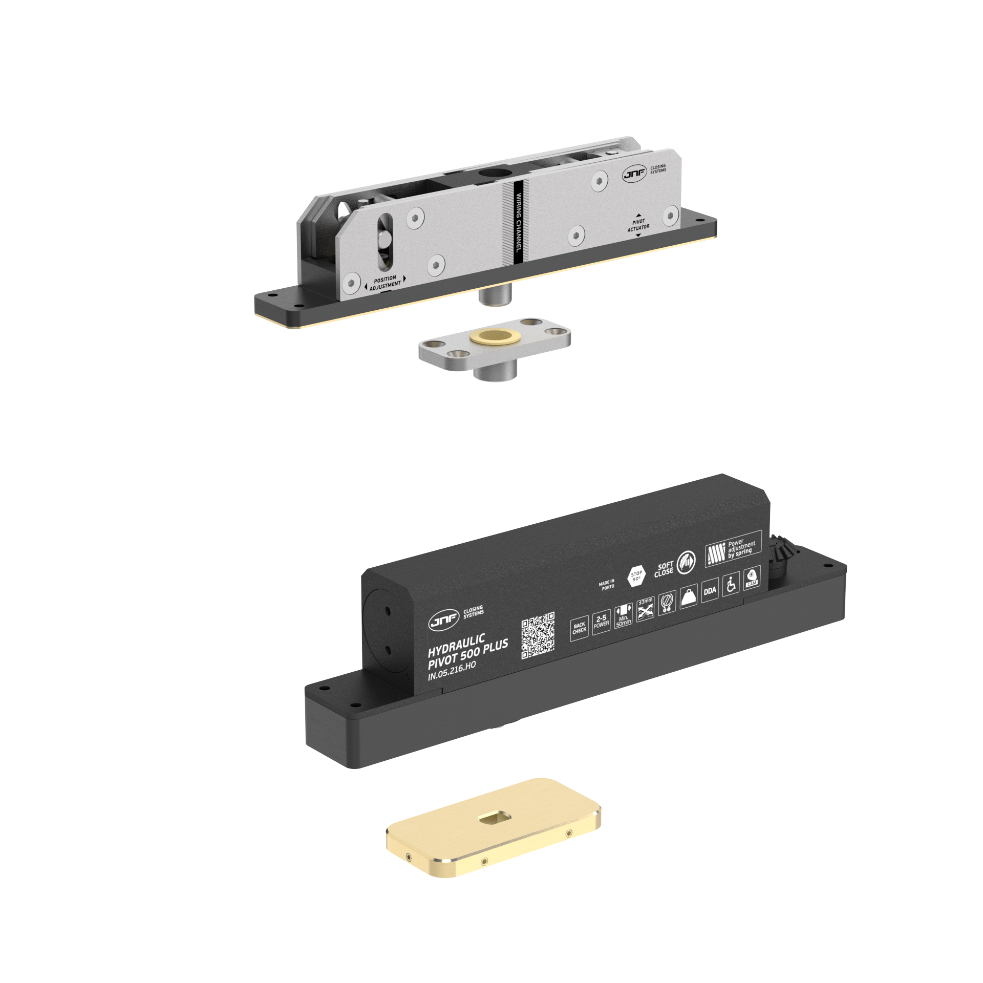 Pivot hidráulico IN.05.216.HO.BH2.UP3.TG PVD Titanium Gold