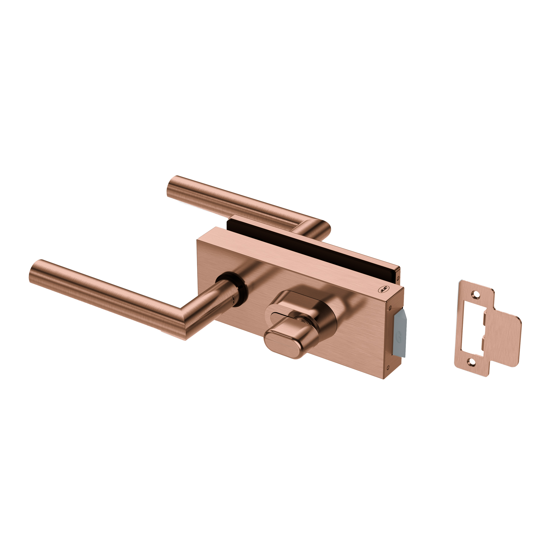 Fechadura para vidro IN.20.366.K.TCO PVD Titanium Copper