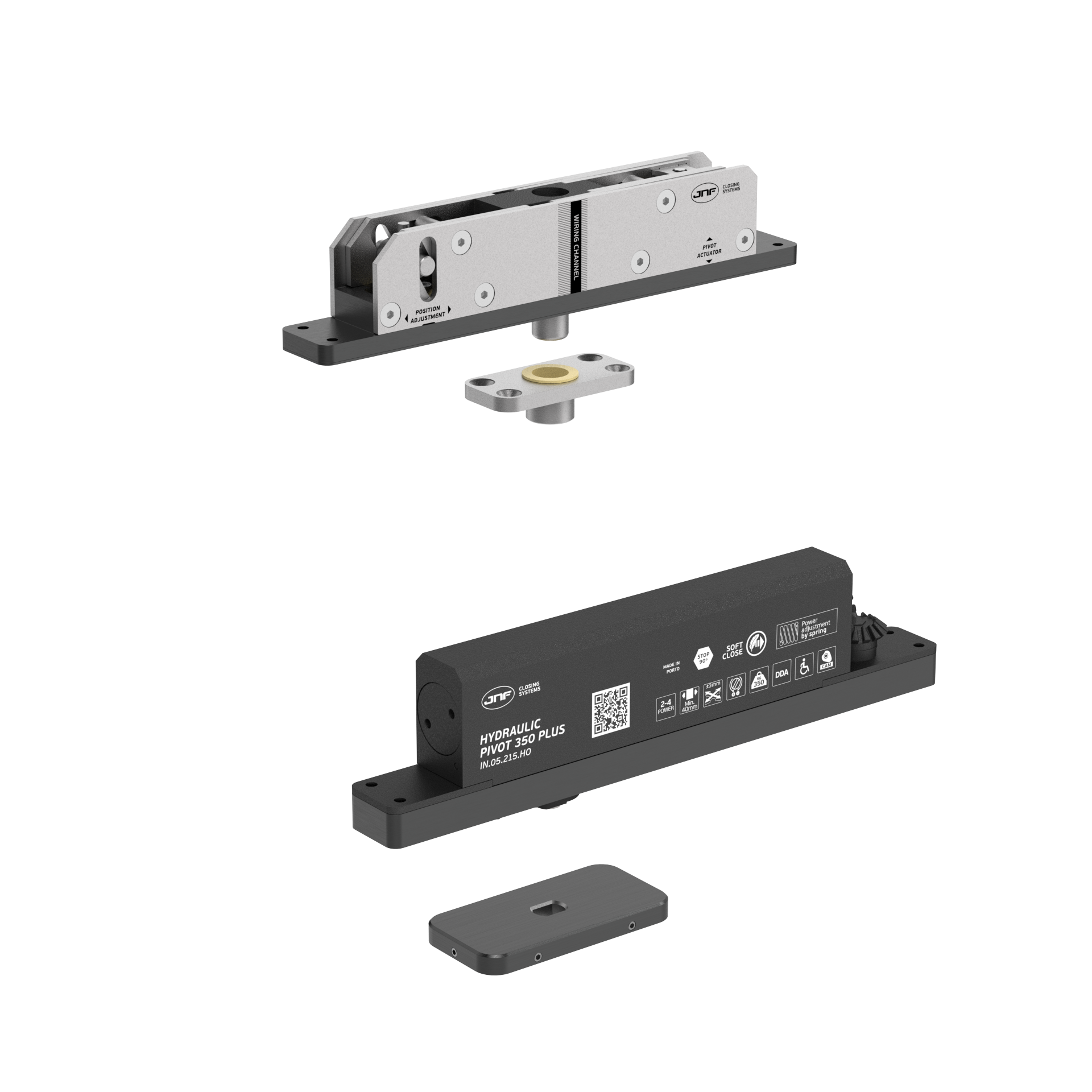 Pivot hidráulico IN.05.215.HO.BH2.UP3.TB PVD Titanium Black
