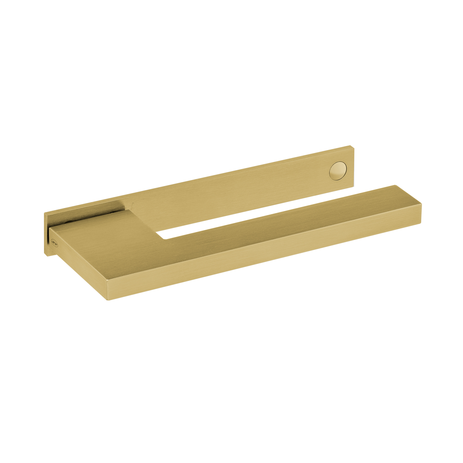 Puxador de porta com placa IN.00.432.55.TG PVD Titanium Gold