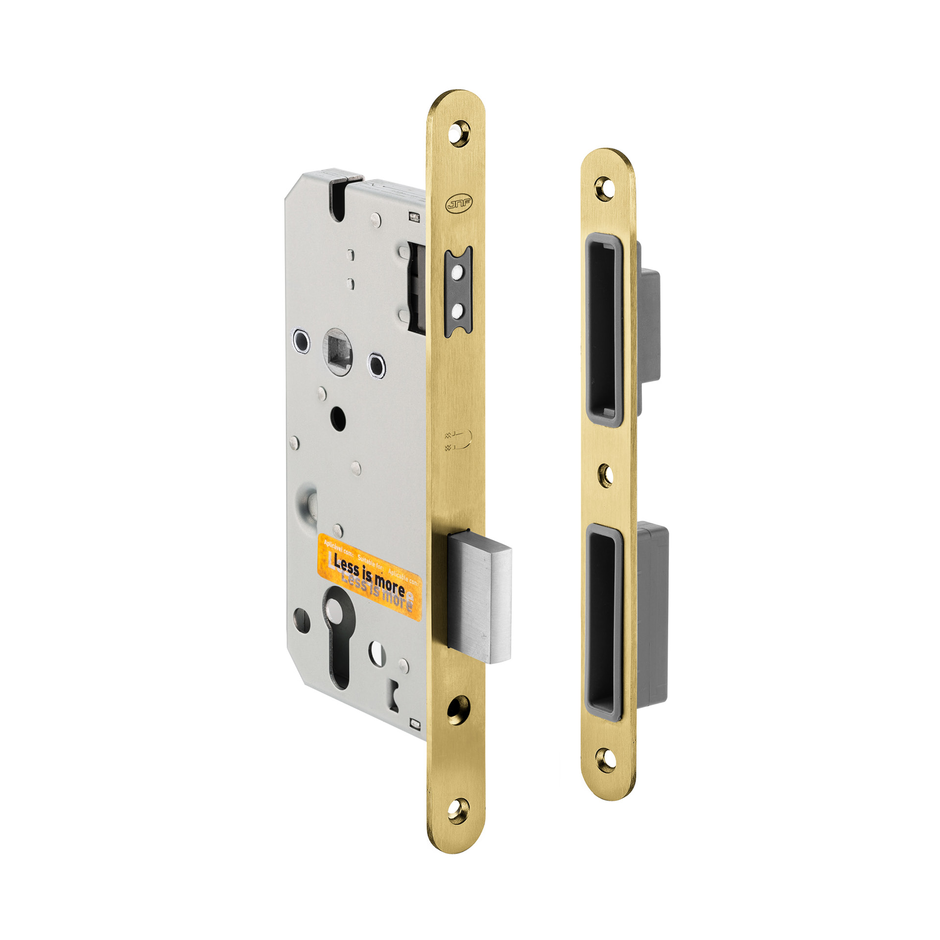 Fechadura de embutir IN.20.855.TG PVD Titanium Gold