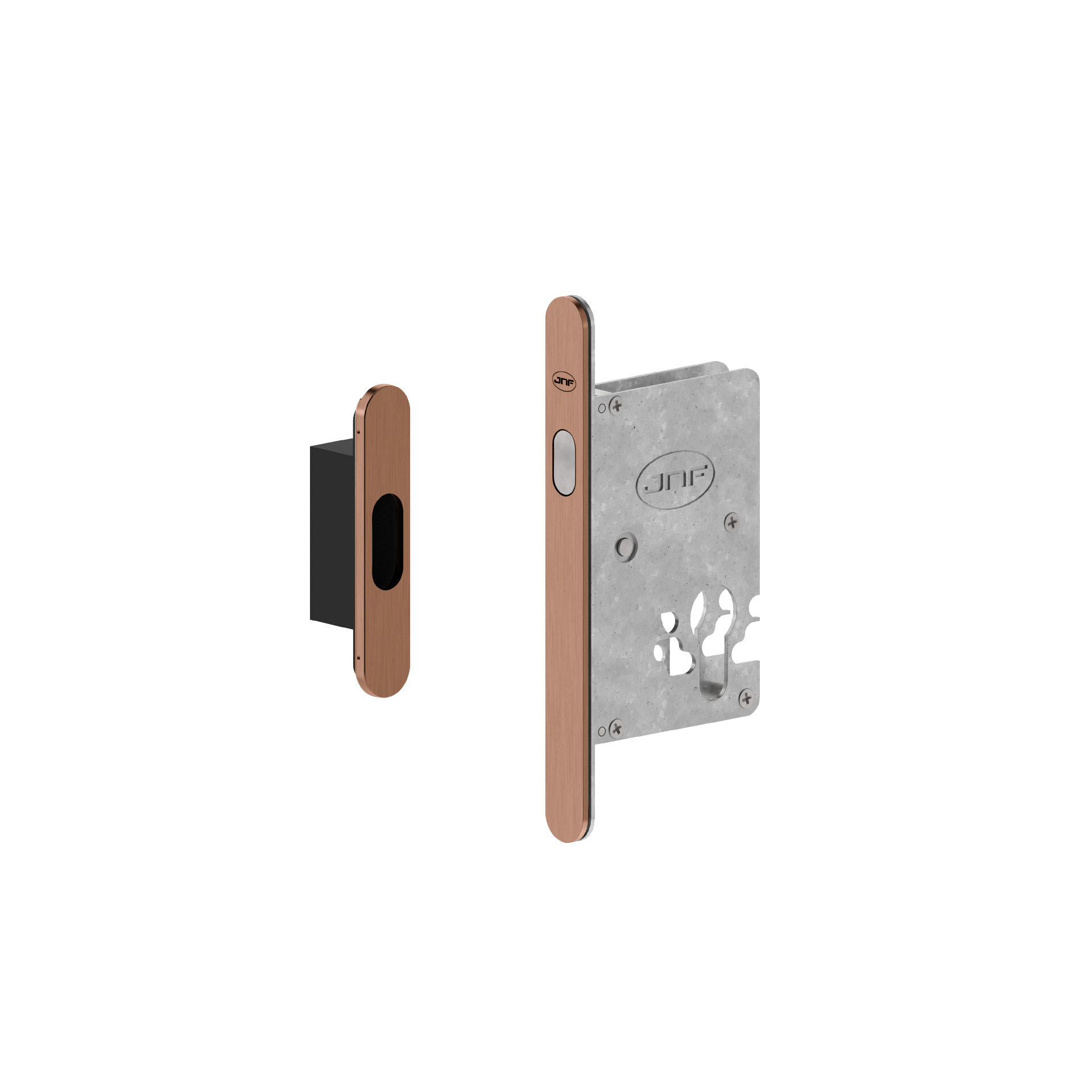 Fechadura para portas de correr IN.20.942.TCO PVD Titanium Copper