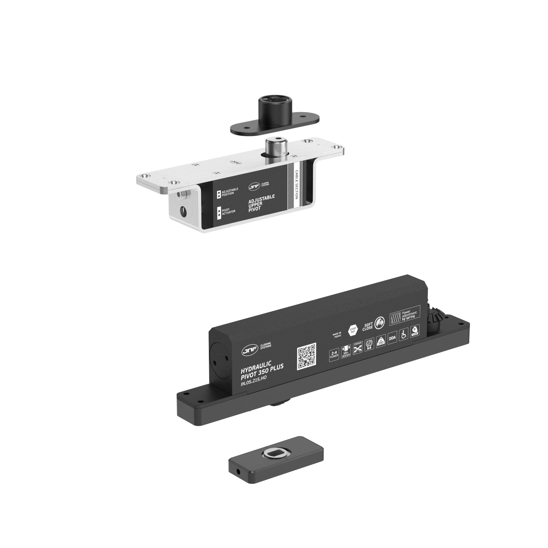 Pivot hidráulico IN.05.215.HO.BH4.UP2.TB PVD Titanium Black