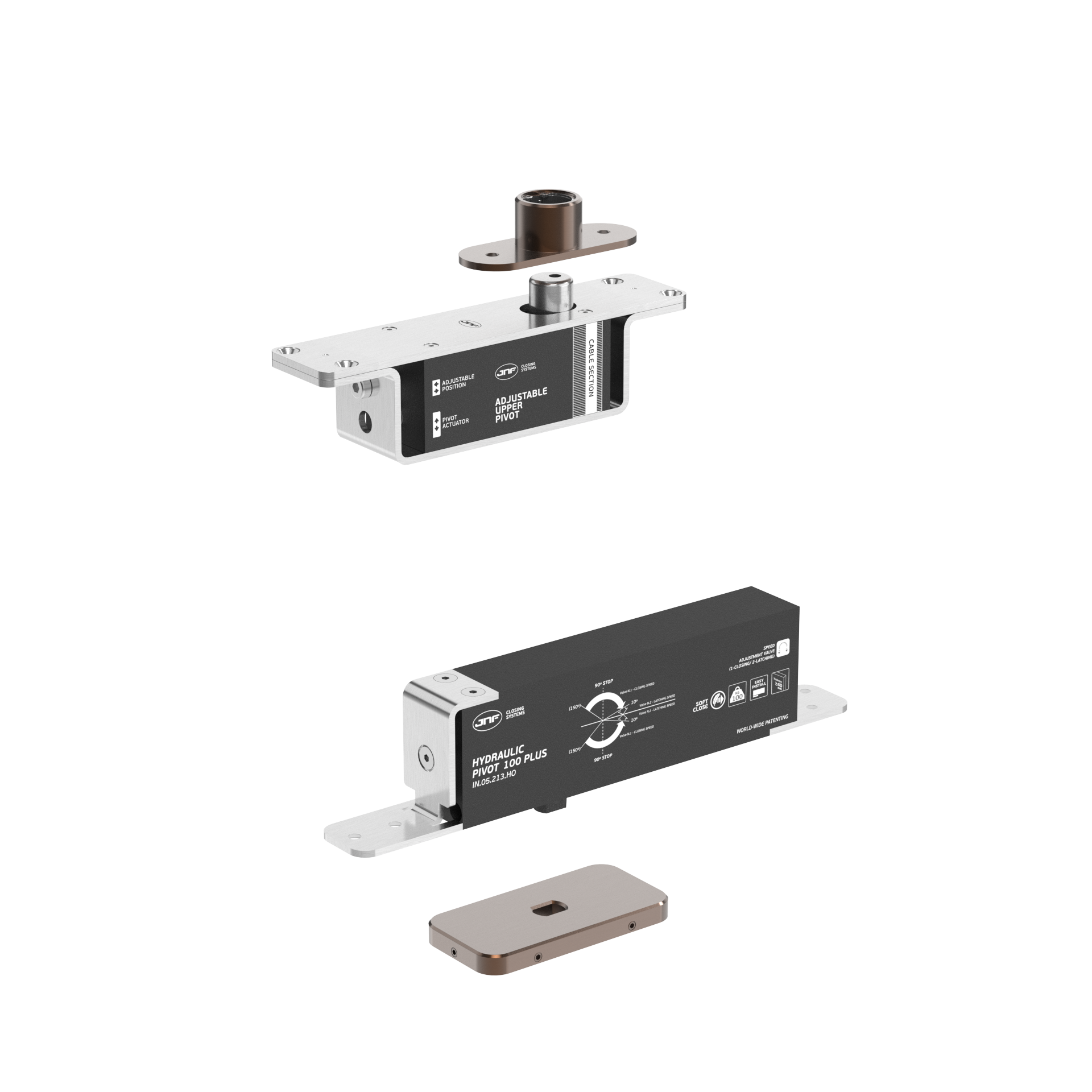 Pivot hidráulico IN.05.213.HO.BH2.UP2.TCH PVD Titanium Chocolate