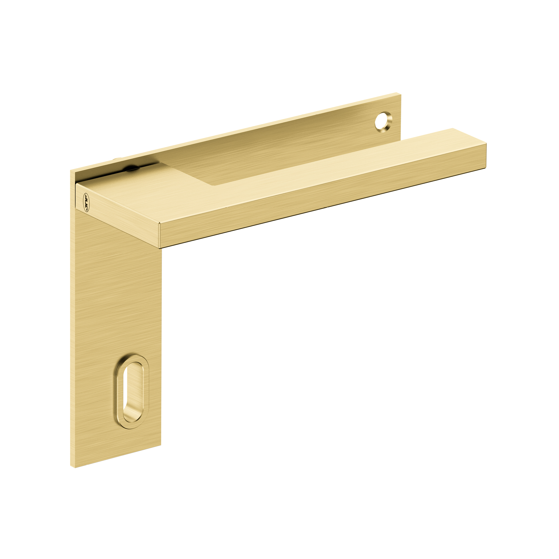 Puxador de porta com placa IN.00.432.55.PL.EC.TG PVD Titanium Gold