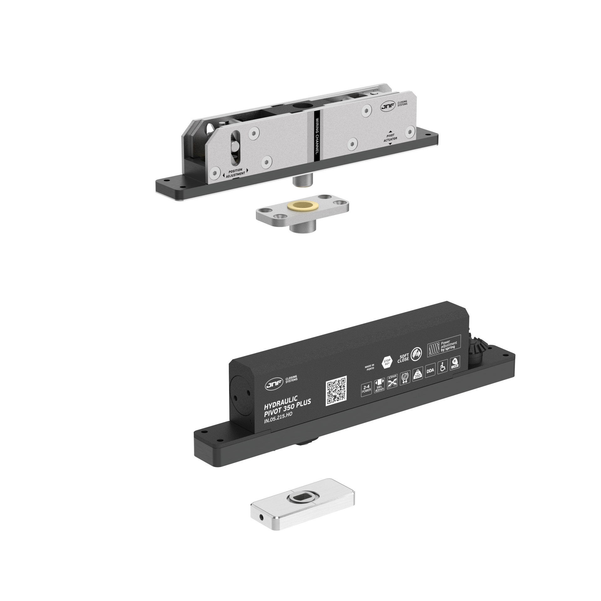 Pivot hidráulico IN.05.215.HO.BH4.UP3 Satinado