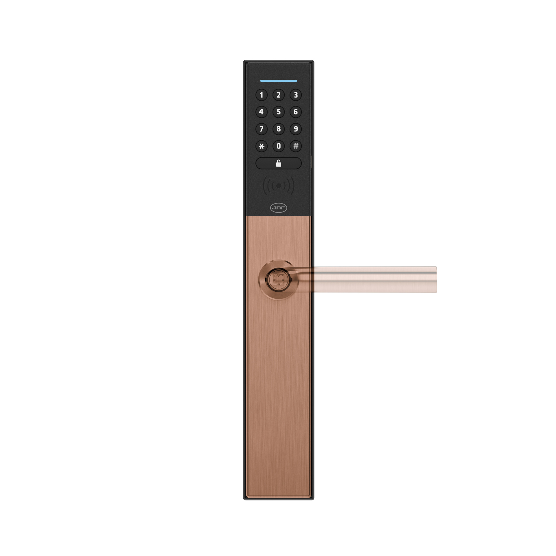 Fechadura eletrónica IN.27.560.A.TCO PVD Titanium Copper