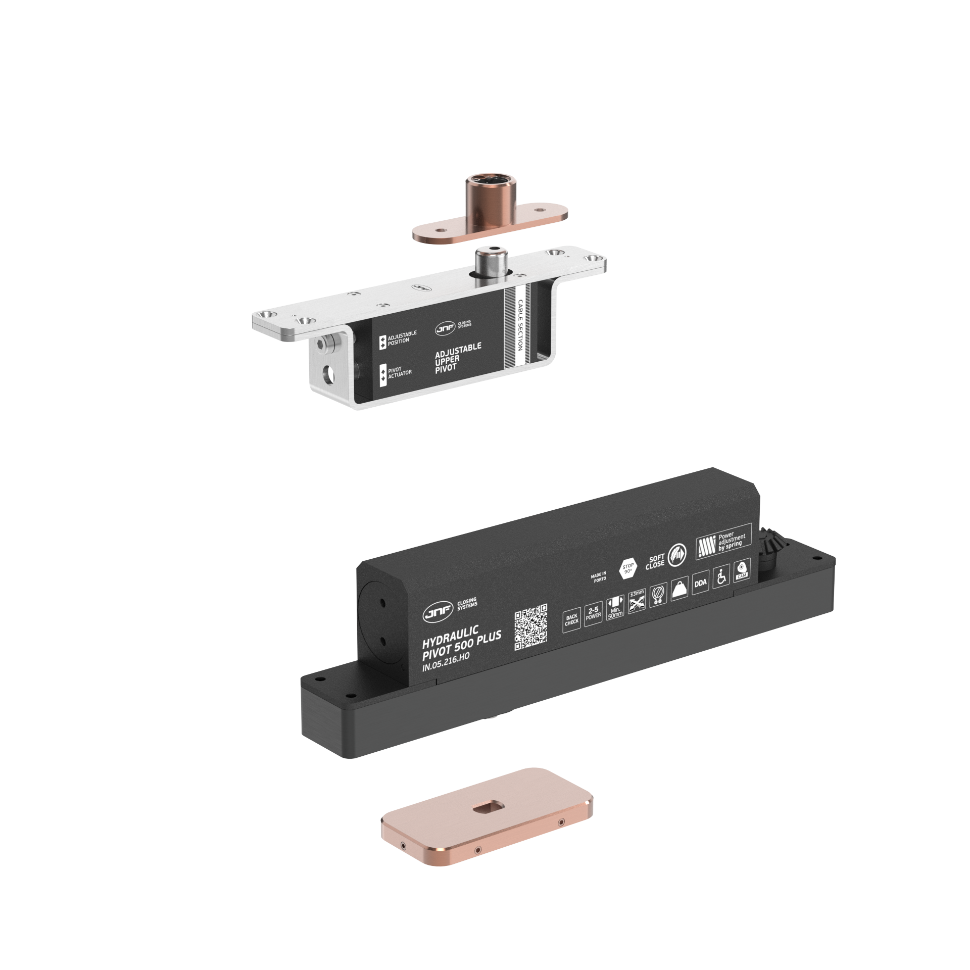Pivot hidráulico IN.05.216.HO.BH2.UP1.TCO PVD Titanium Copper