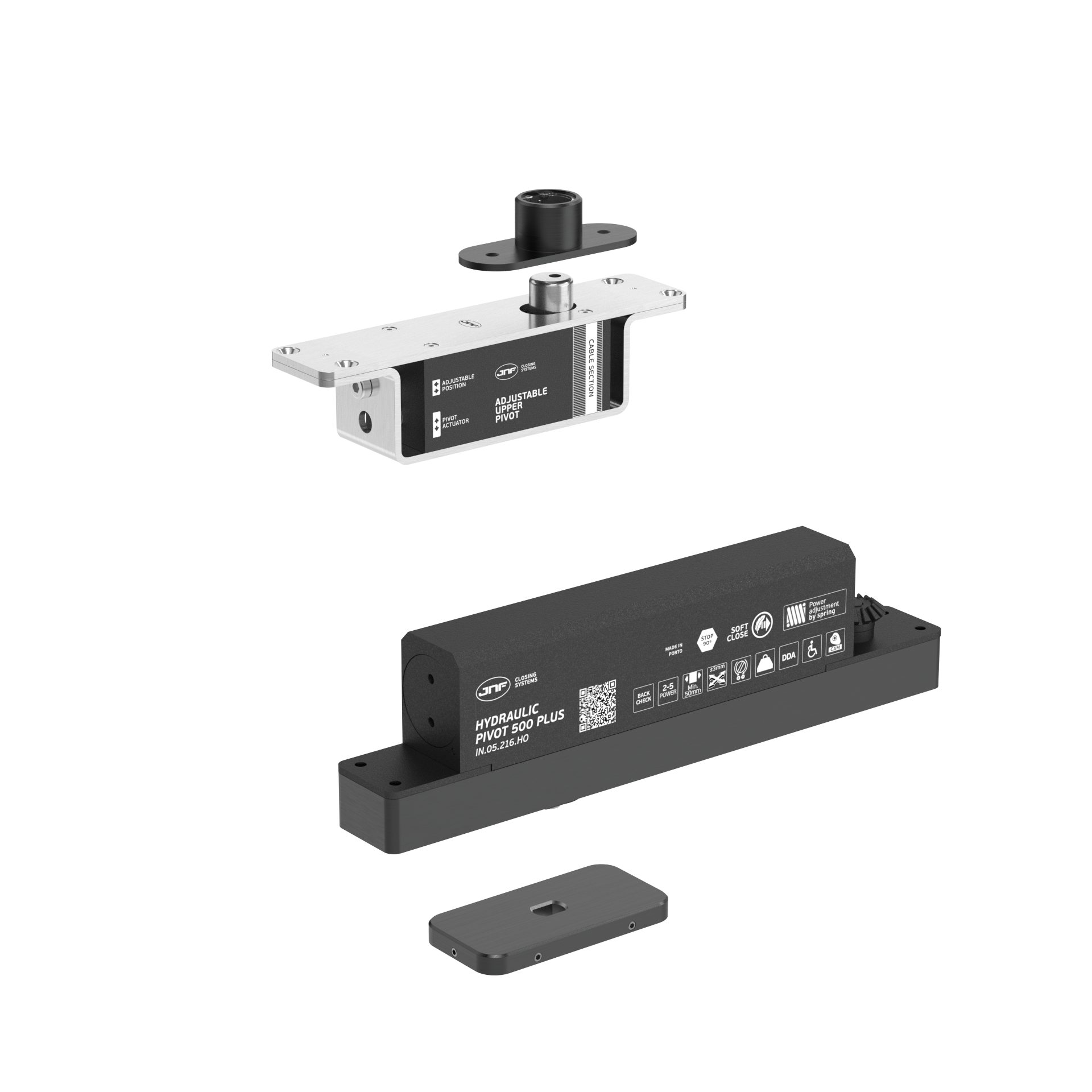 Pivot hidráulico IN.05.216.HO.TB PVD Titanium Black