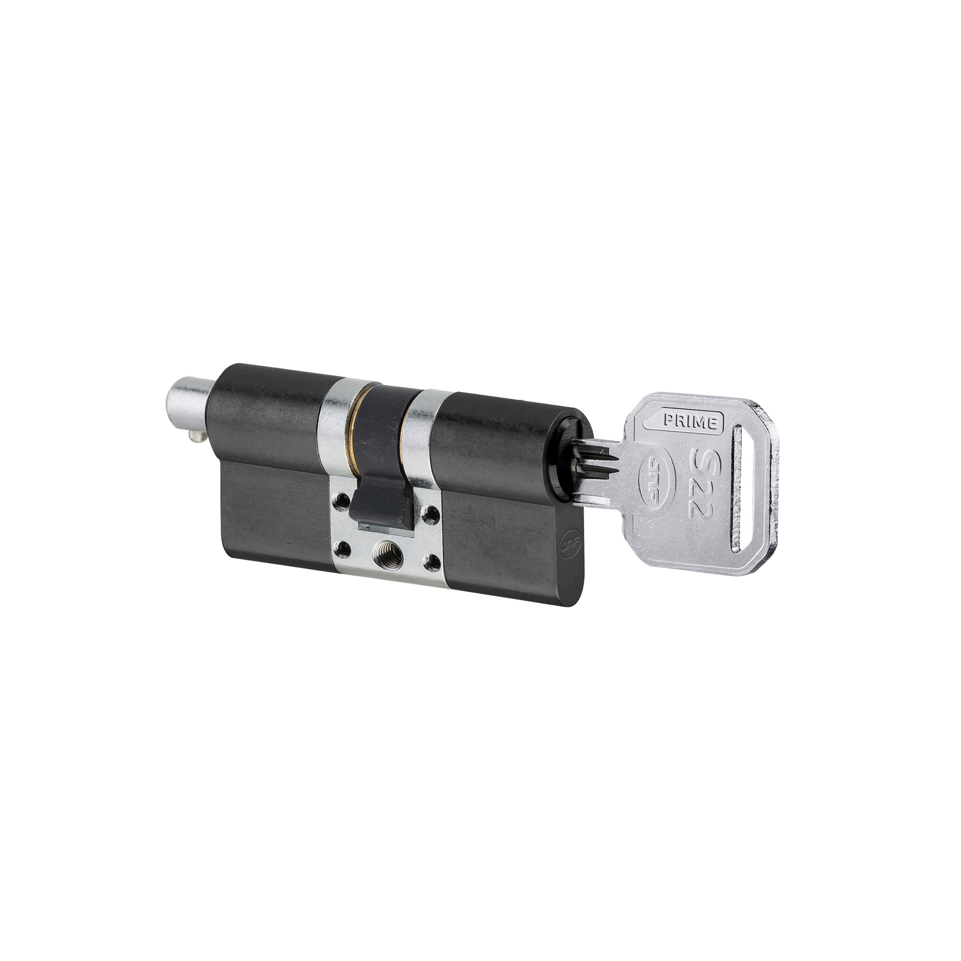 Cilindro de segurança IN.19.S22.P.30.40.SB.TB PVD Titanium Black