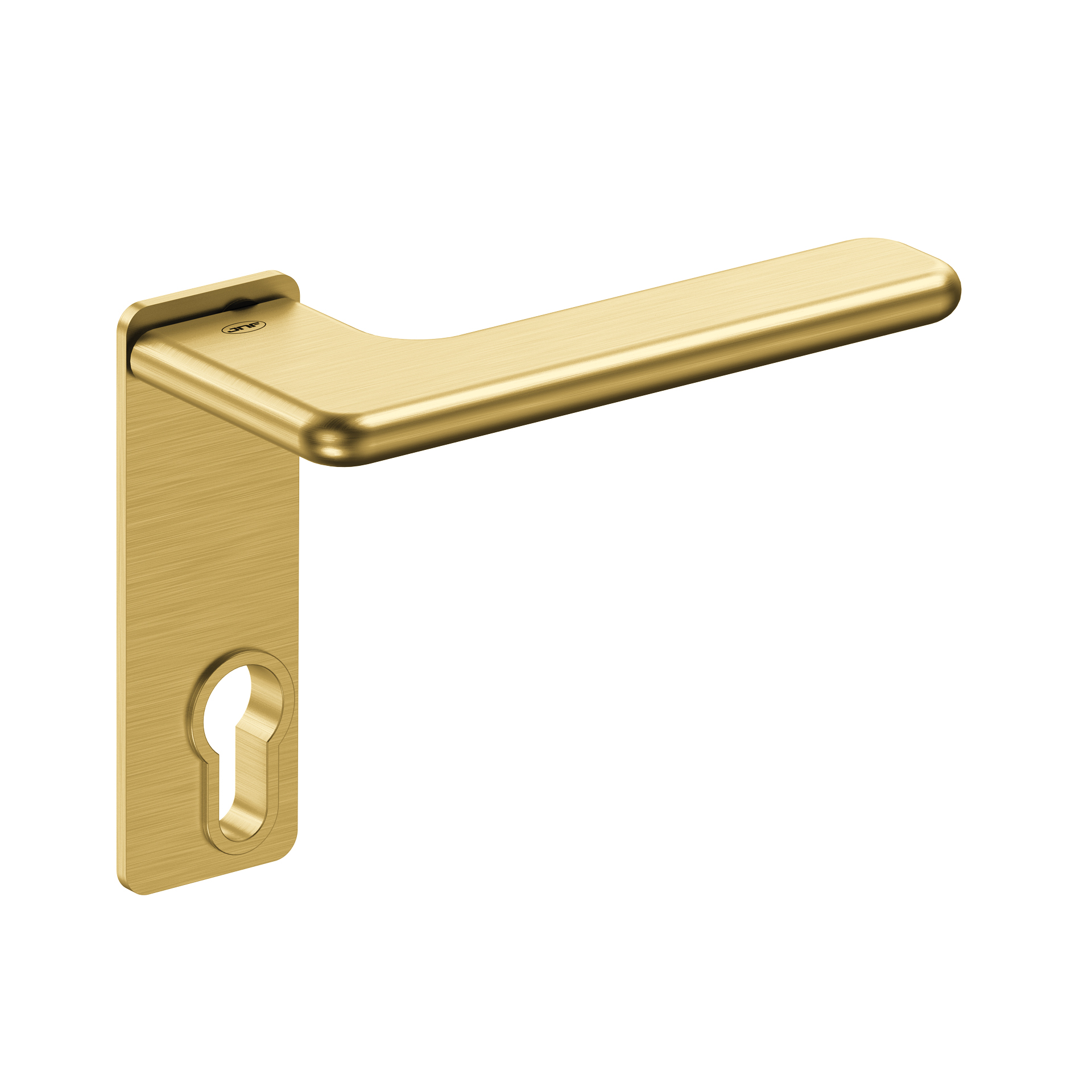 Puxador de porta com placa IN.00.532.55.PR.PZ.TG PVD Titanium Gold