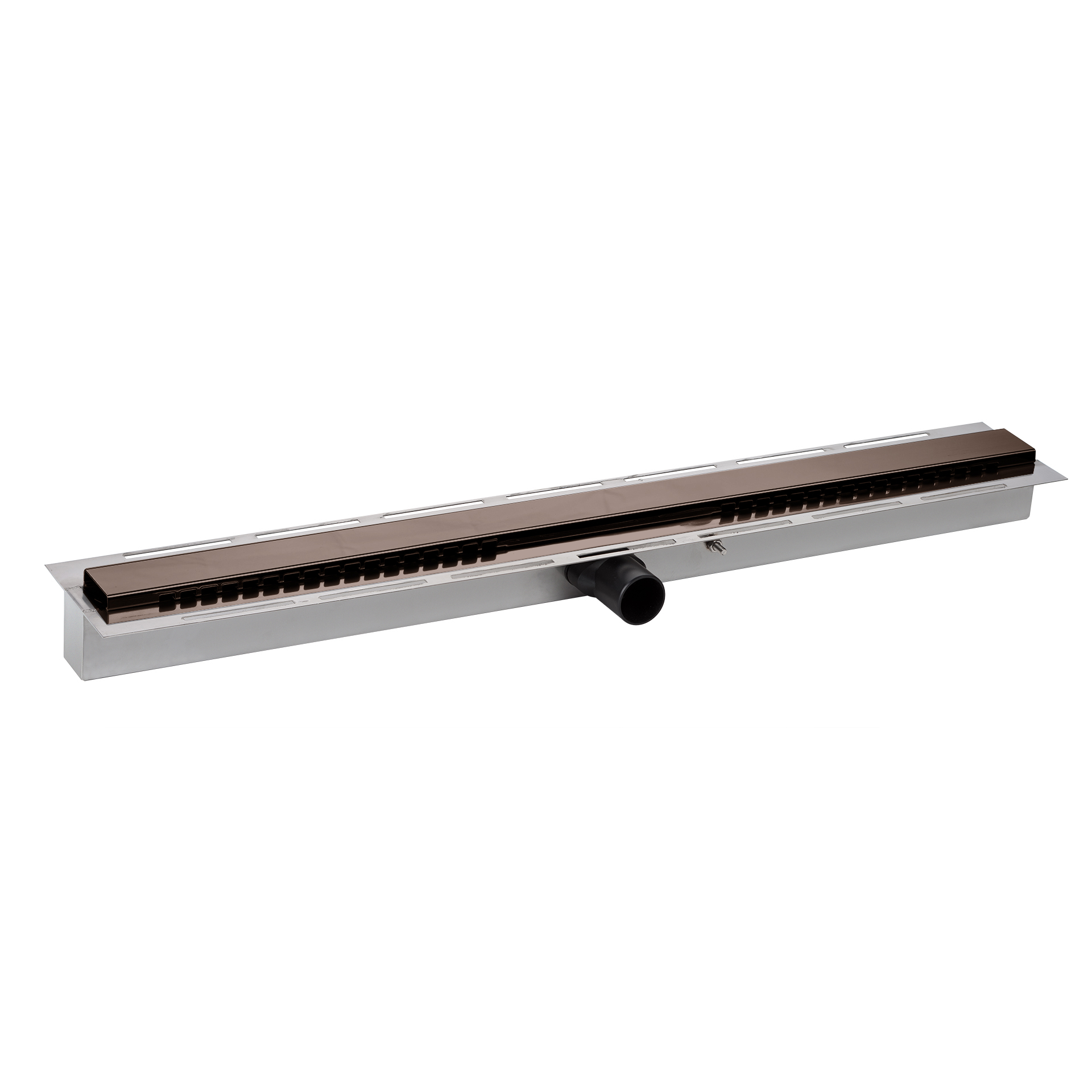 Dreno de chuveiro linear IN.65.575.80.TCH PVD Titanium Chocolate