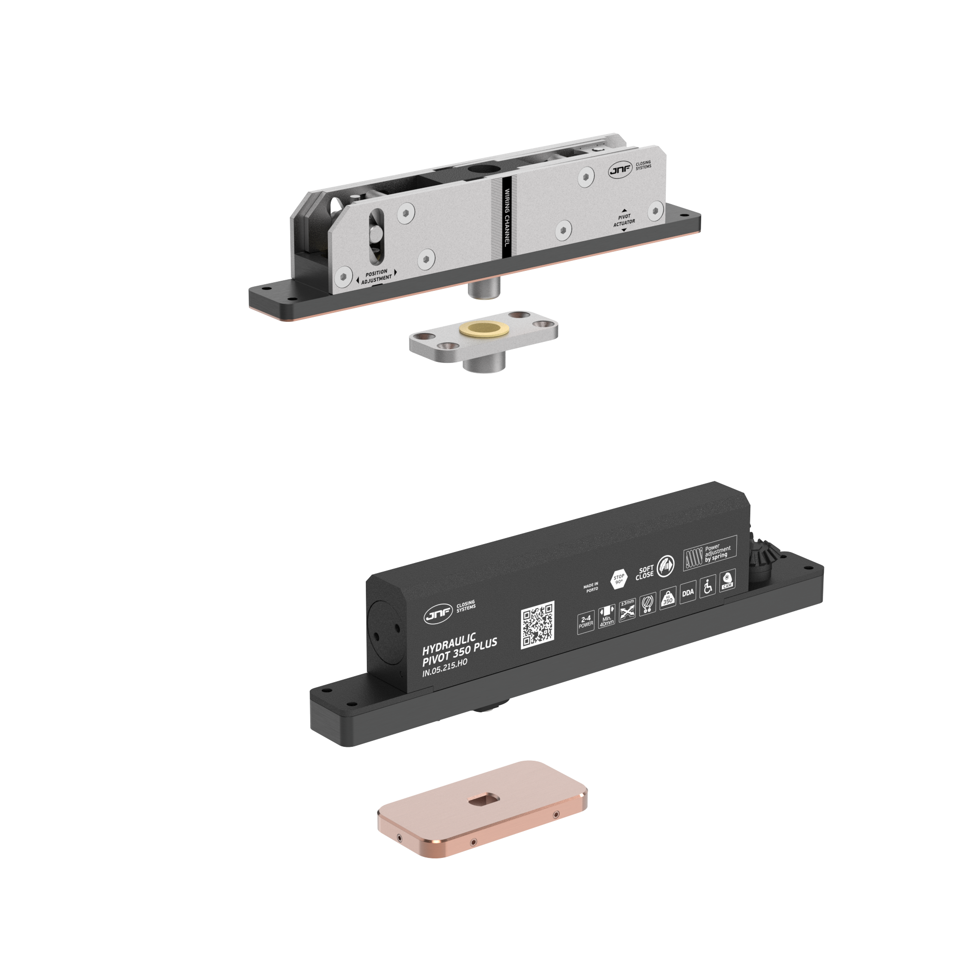 Pivot hidráulico IN.05.215.HO.BH2.UP3.TCO PVD Titanium Copper