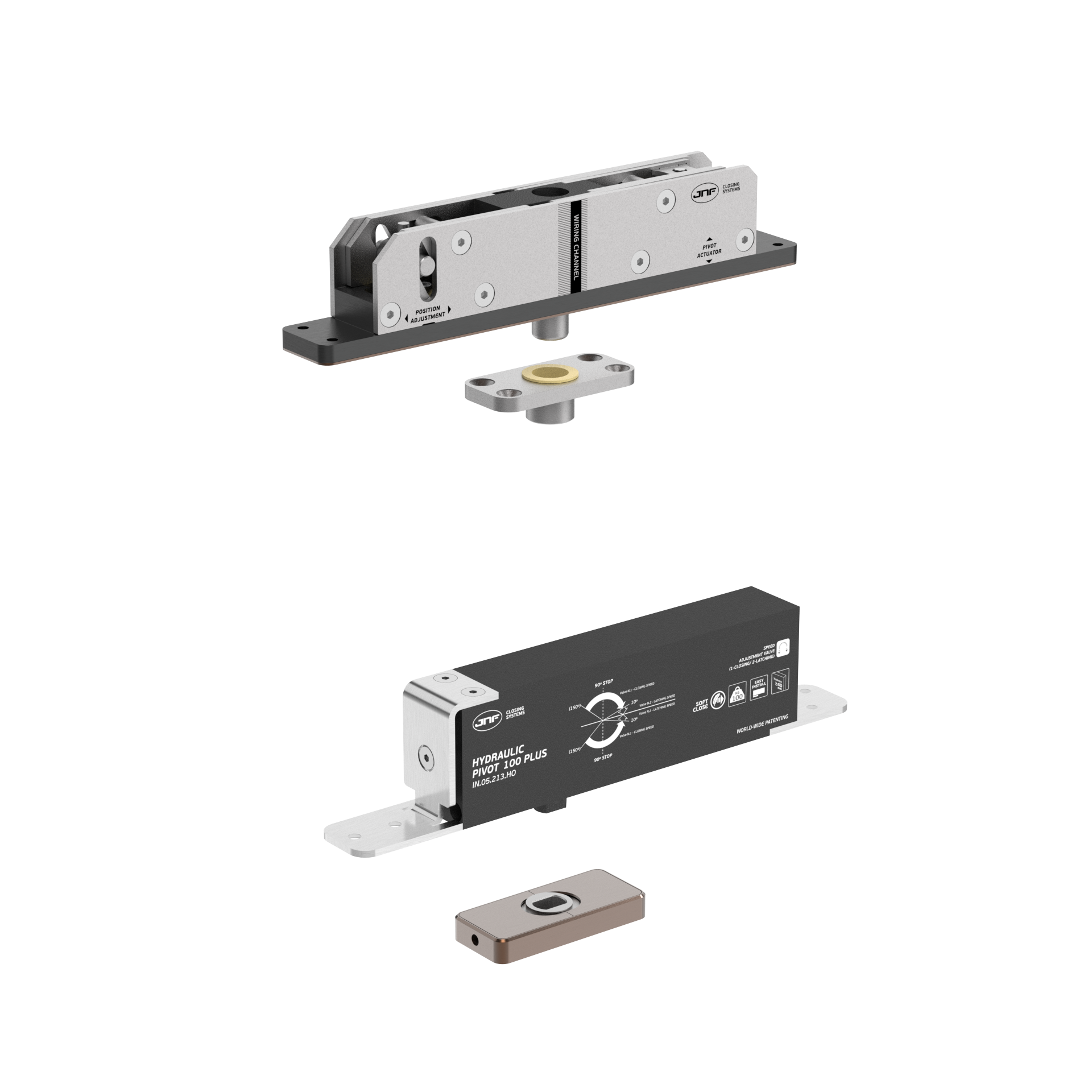 Pivot hidráulico IN.05.213.HO.BH4.UP3.TCH PVD Titanium Chocolate