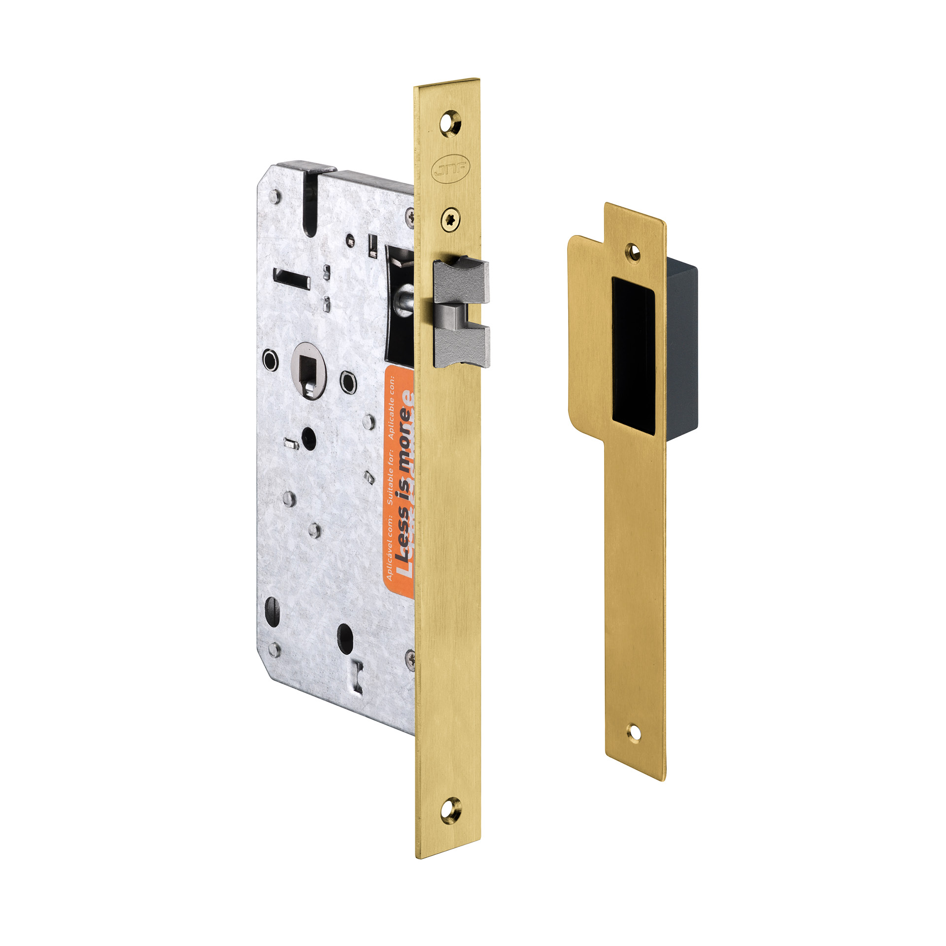 Fechadura de embutir IN.20.897.TG PVD Titanium Gold